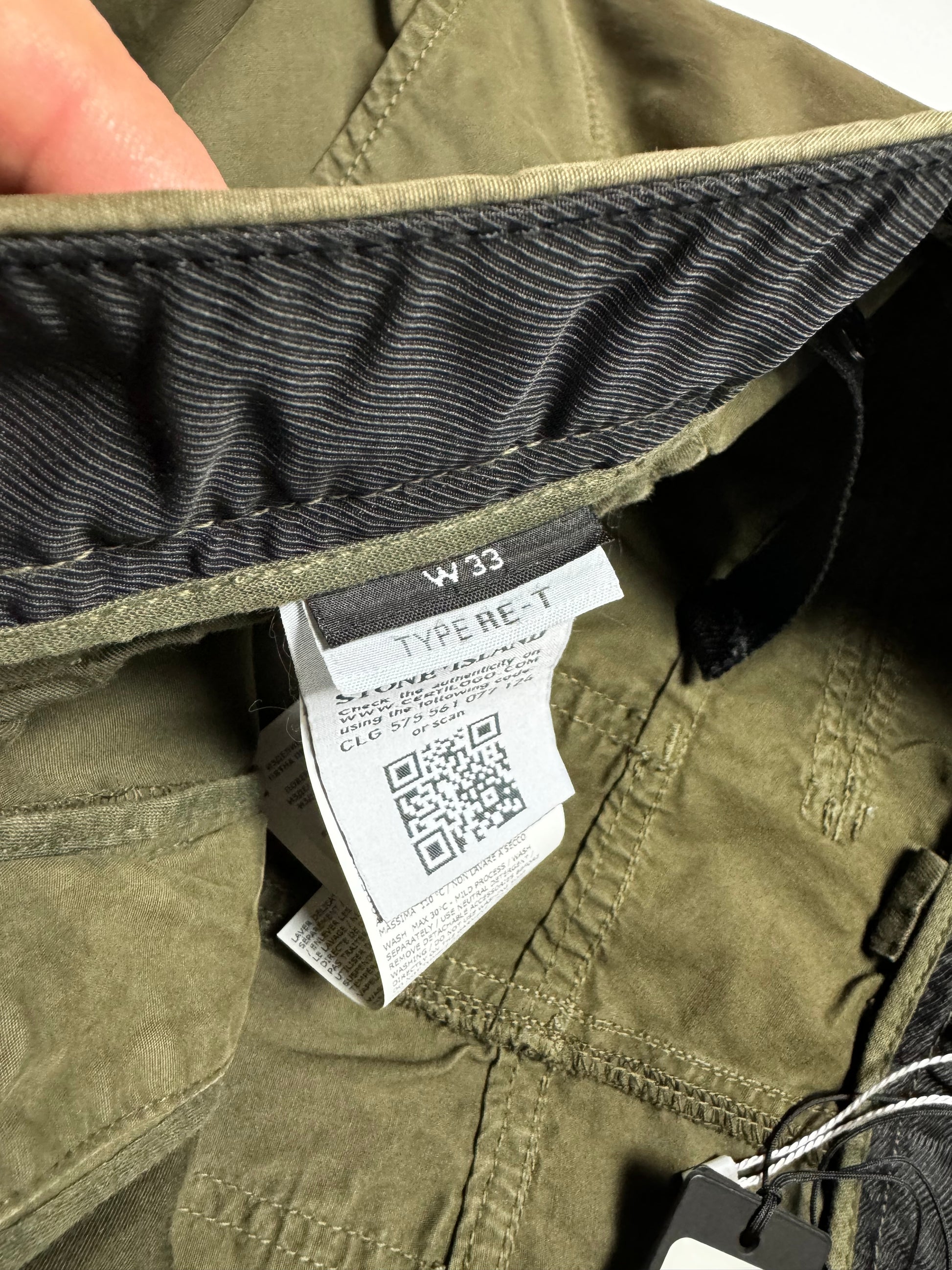 Stone Island Type  RE-T Taper Olive Pant