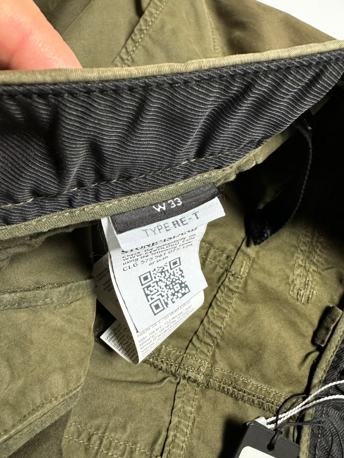Stone Island Type  RE-T Taper Olive Pant