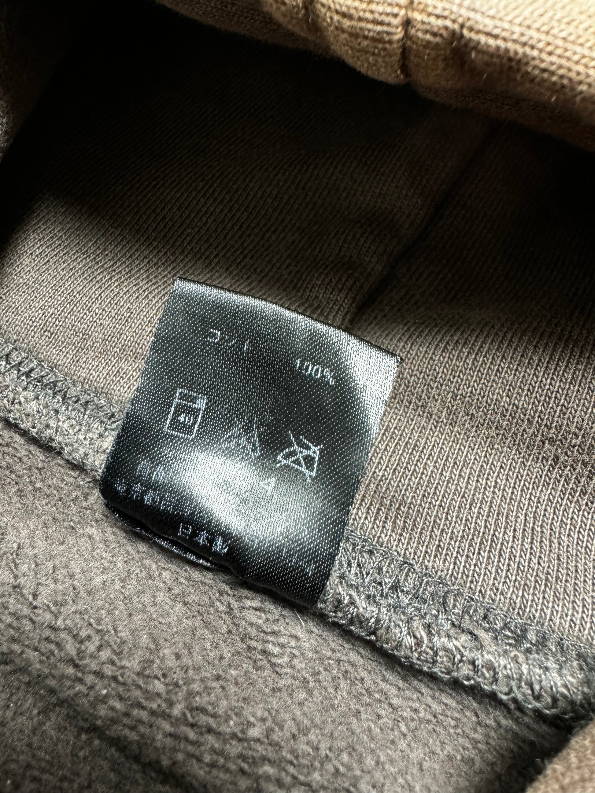 Number Nine x Madness Brown Distressed Time Migration Retro Hoodie