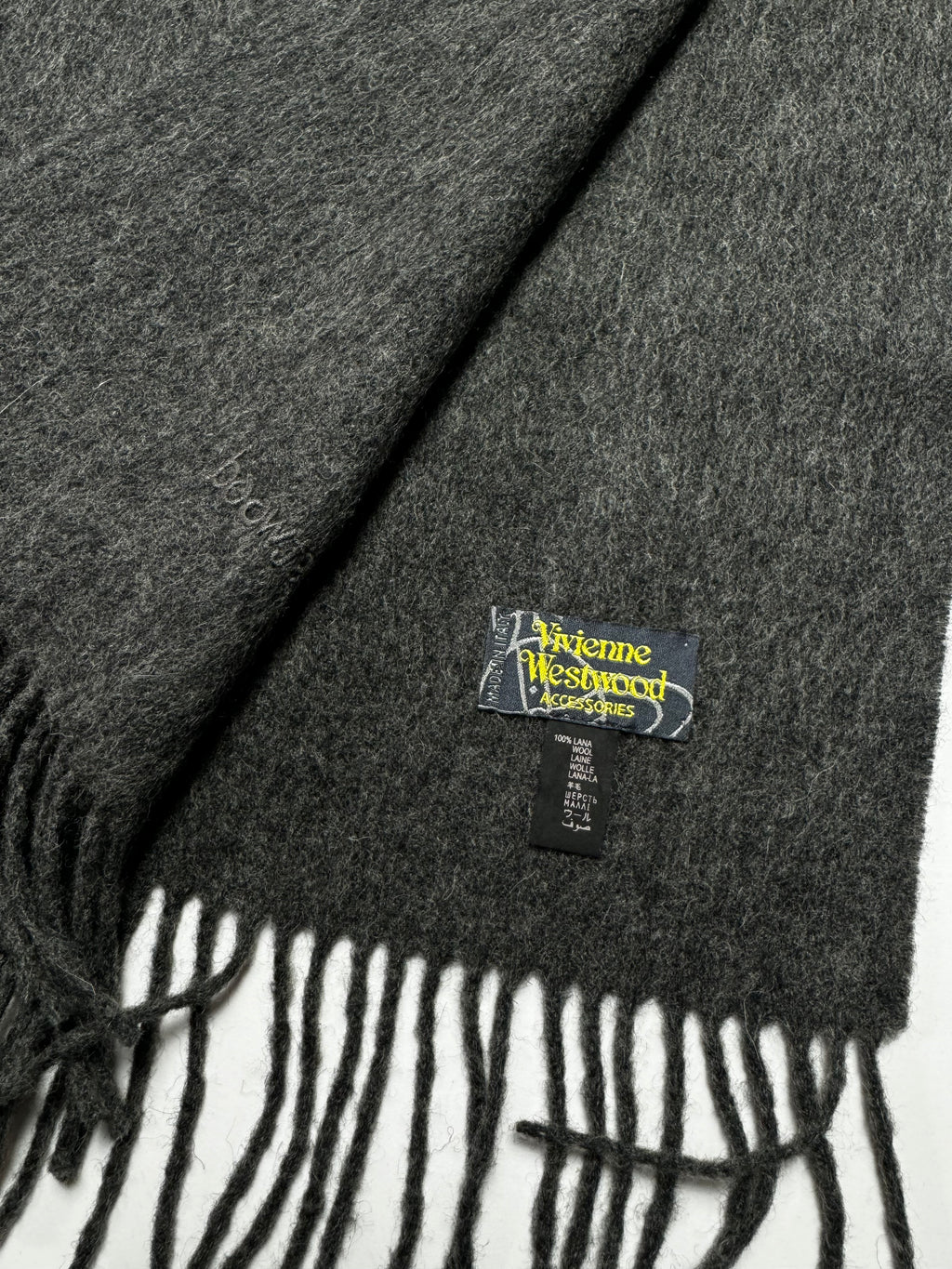 Vivienne Westwood Vintage Grey Scarf
