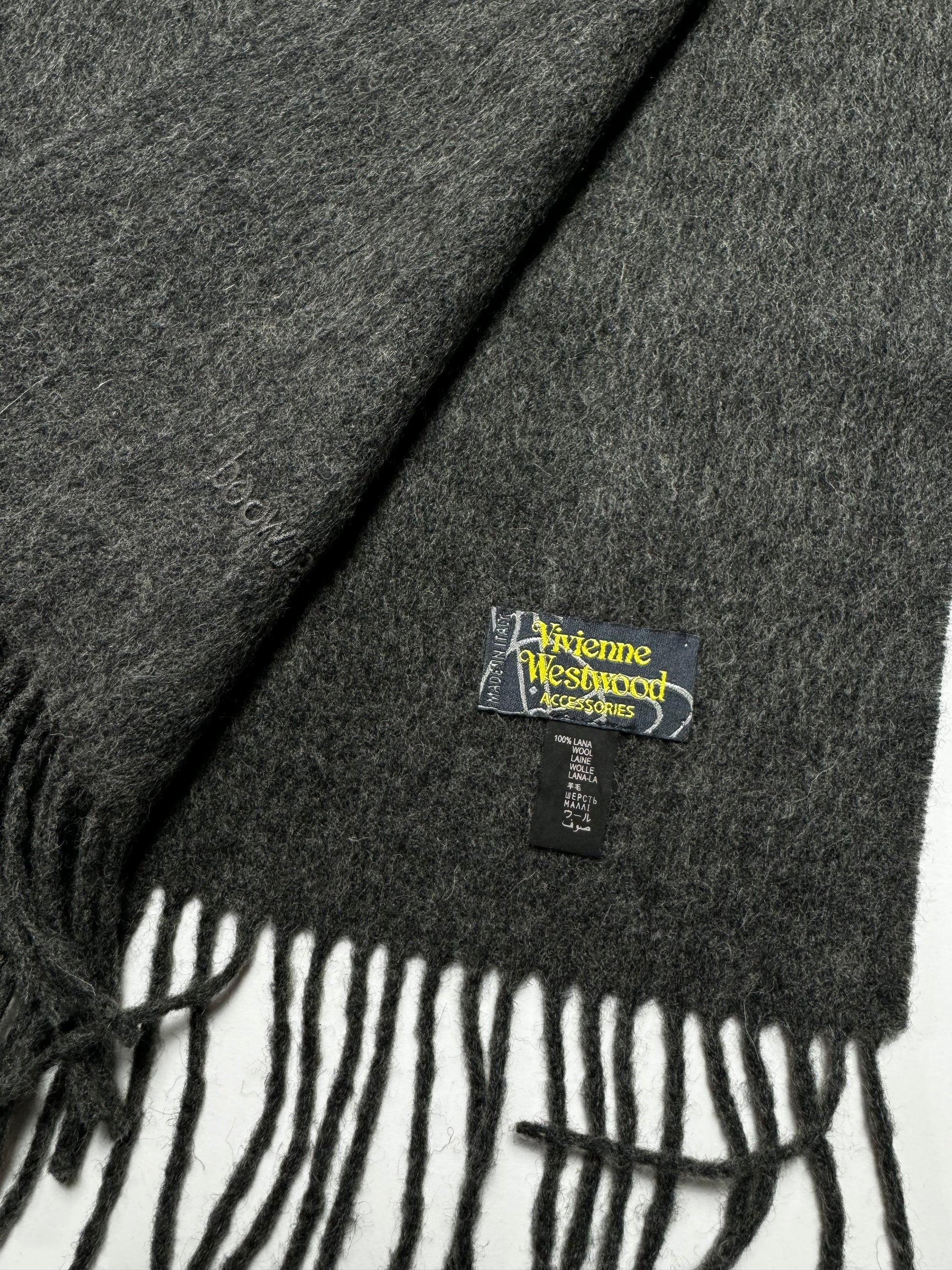Vivienne Westwood Vintage Grey Scarf