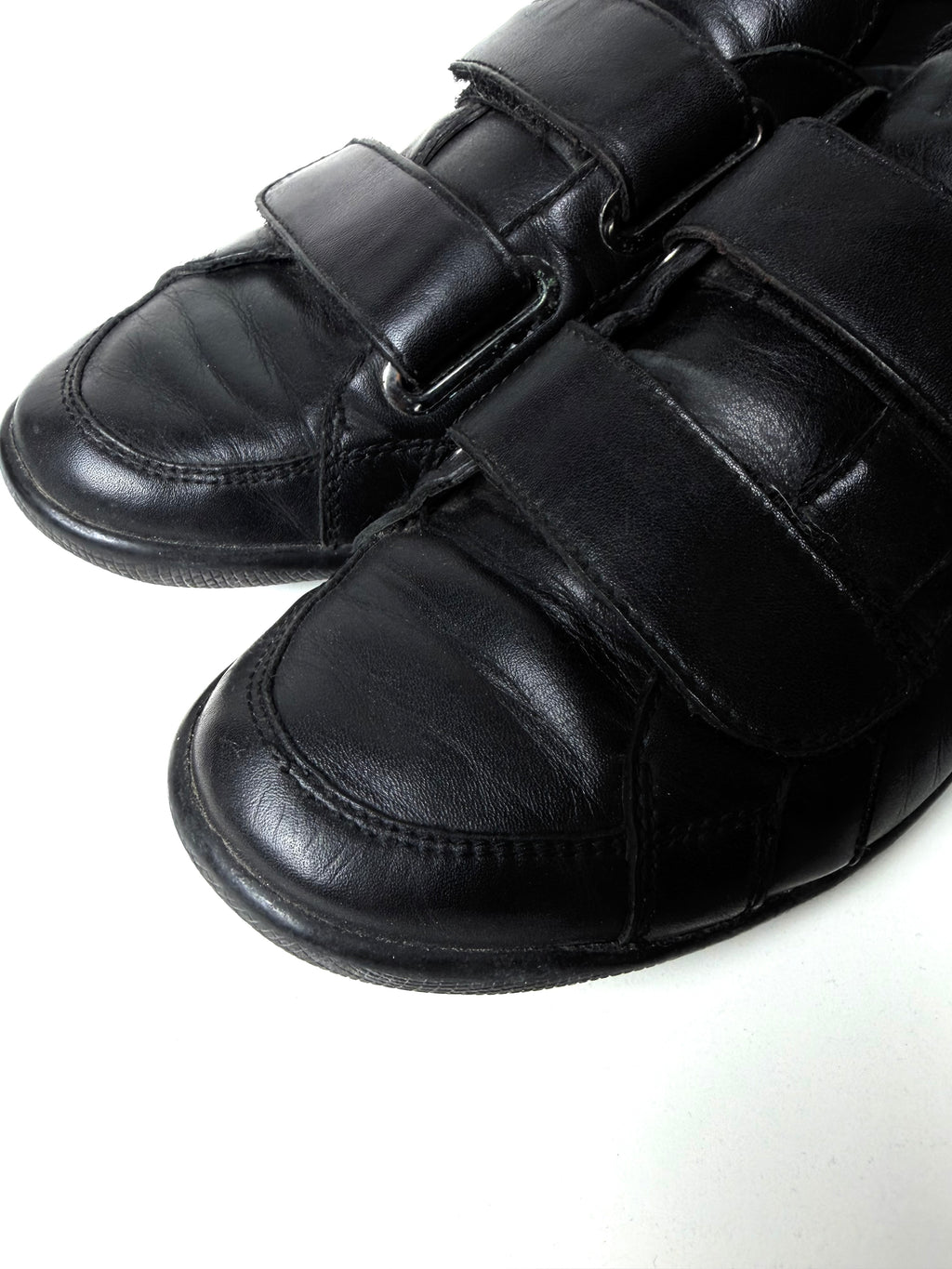 Prada Double Strap Leather Shoe