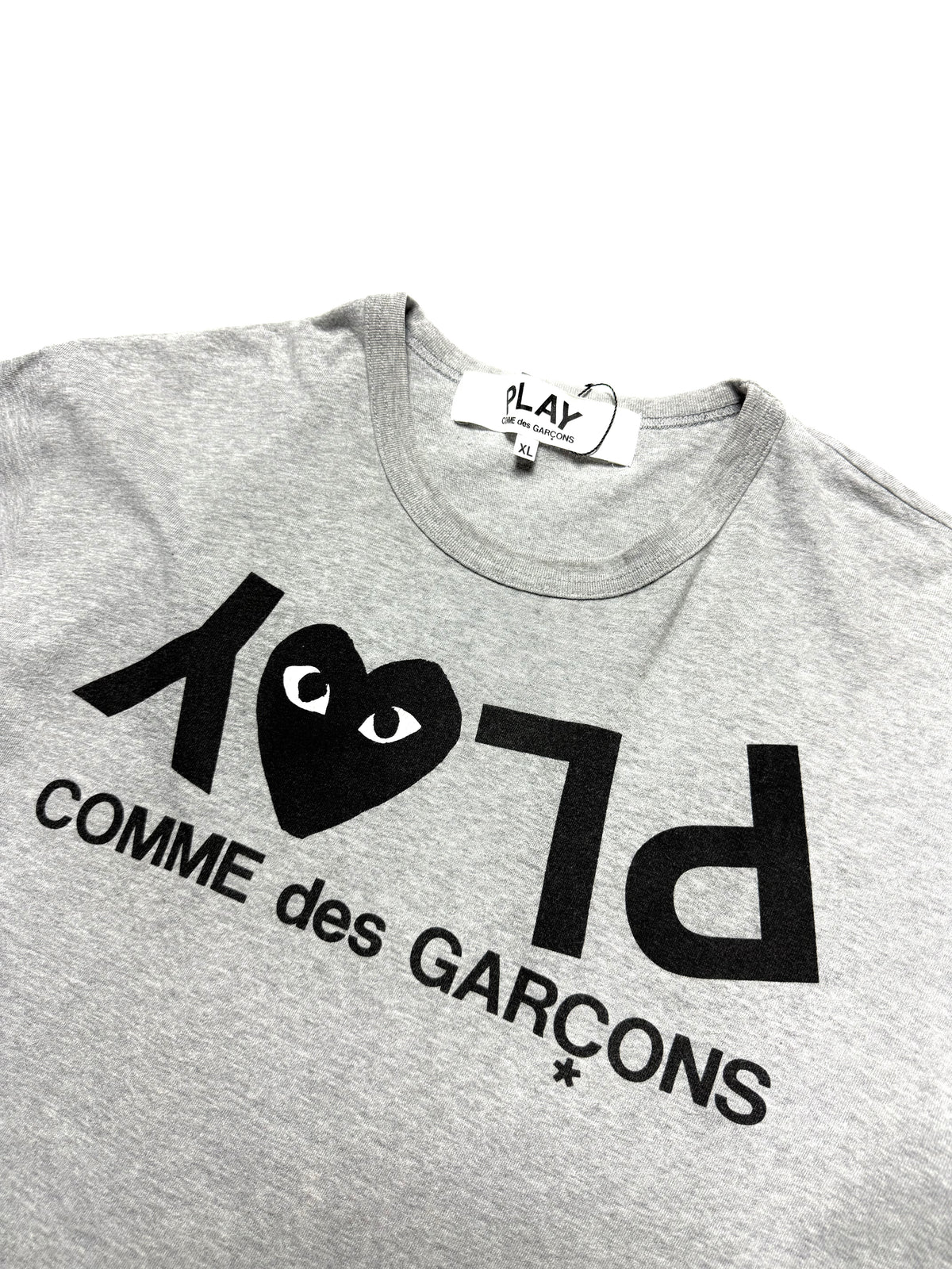 Comme des Garçons Play Grey Tee