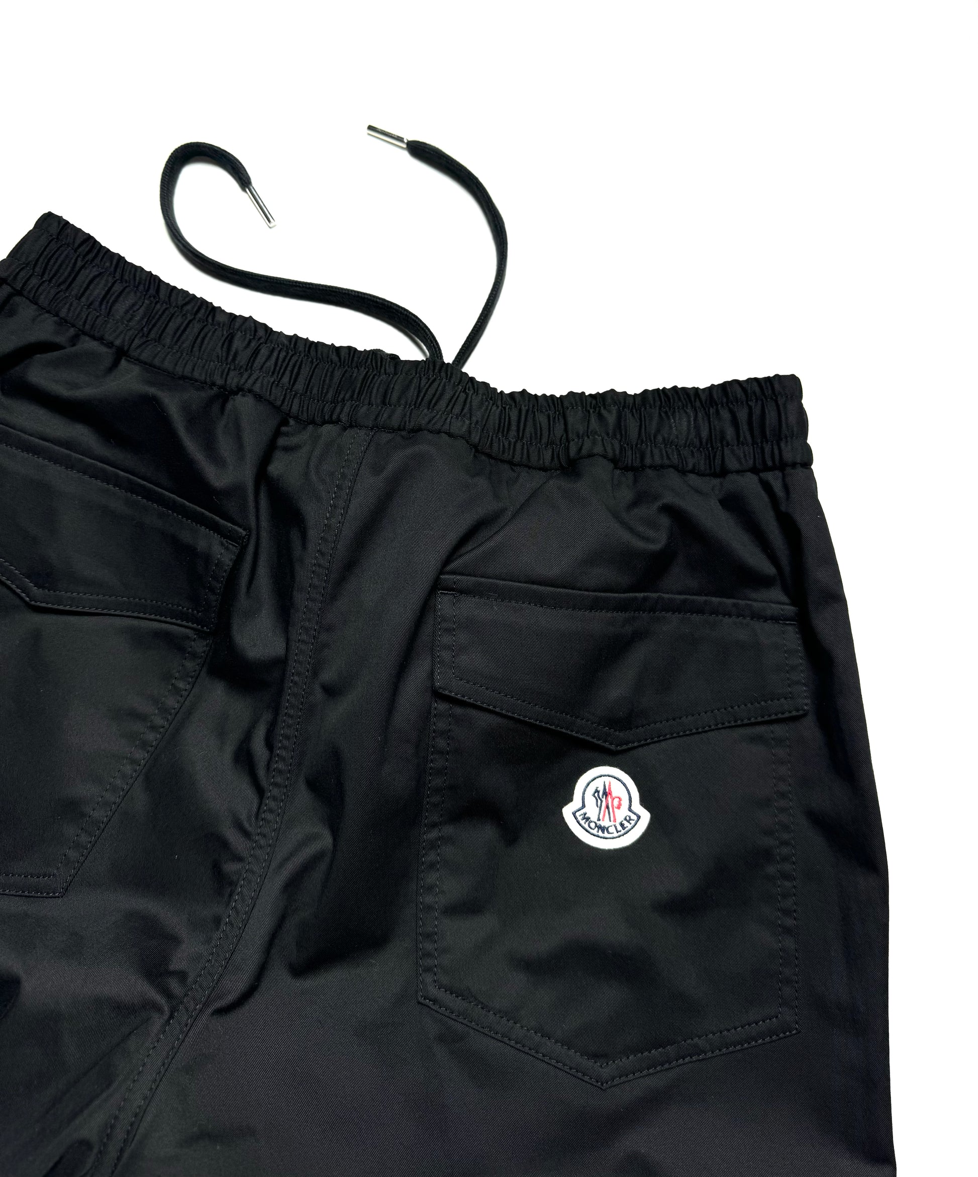 Moncler Drawstring Black Trousers