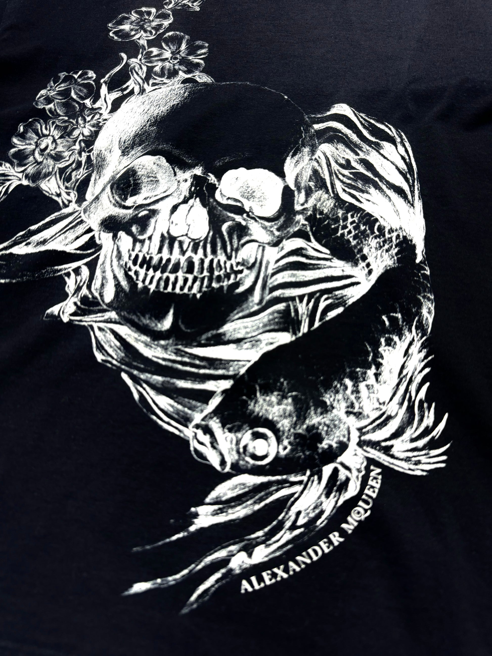 Alexander McQueen Skull Black Tee