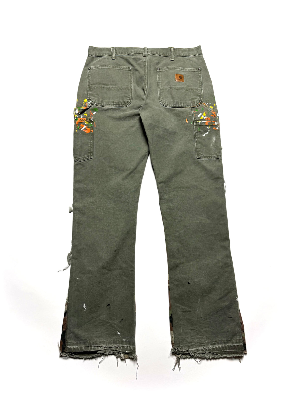 Carhartt Reworked Carpenter Paint Splatter Camo Flared Pant (Gallery Dept. LA Pattern)