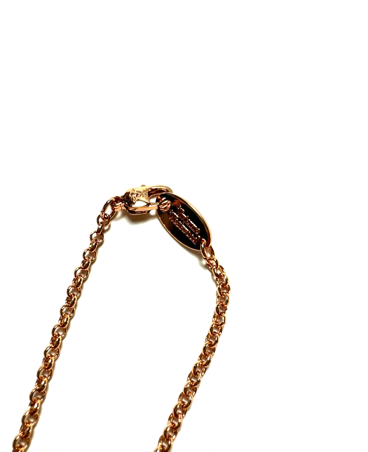 Vivienne Westwood Rose Gold Heart Bracelet