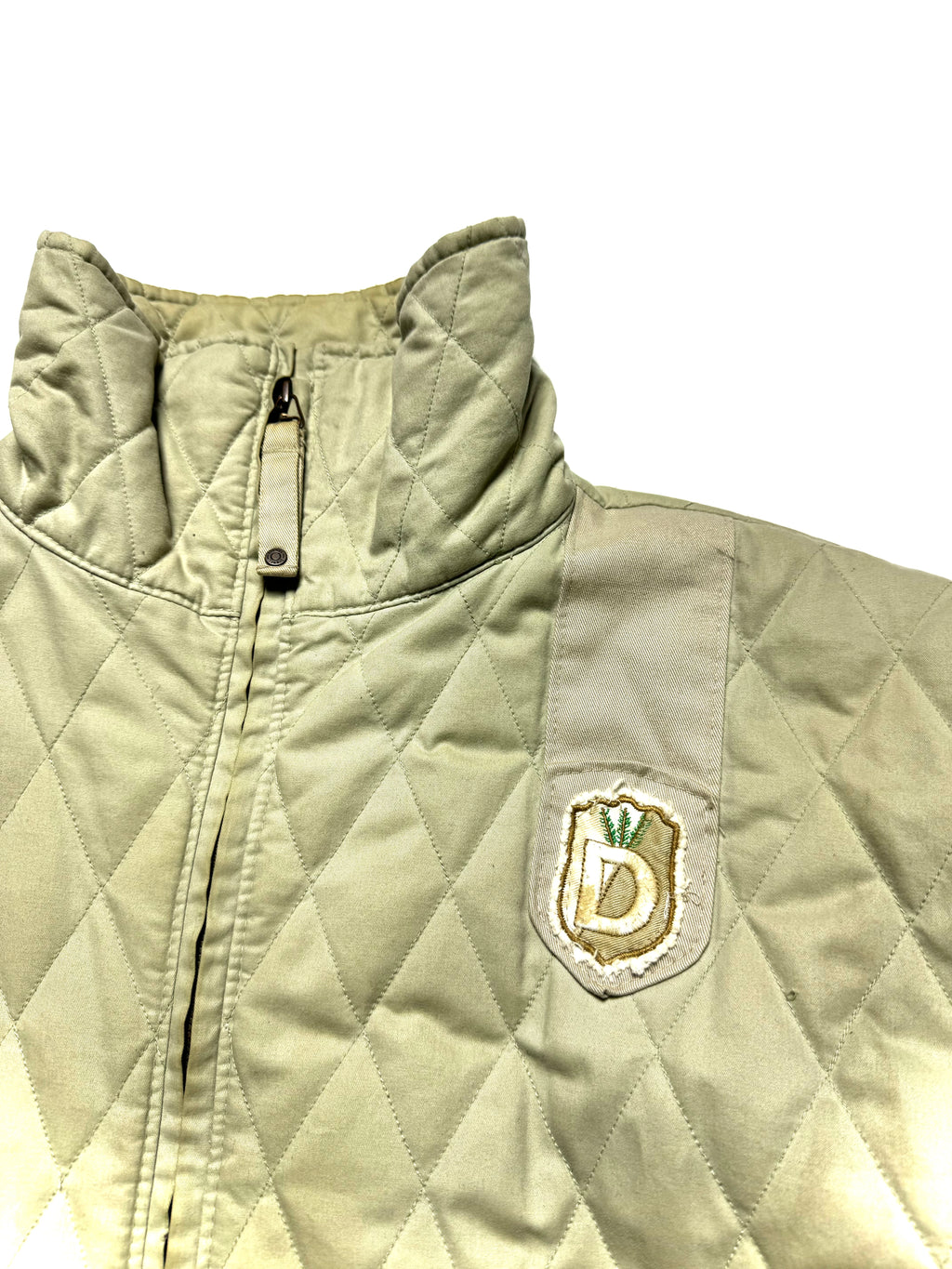 Diesel 2000s Diamond-quilted Full-zip Jacket