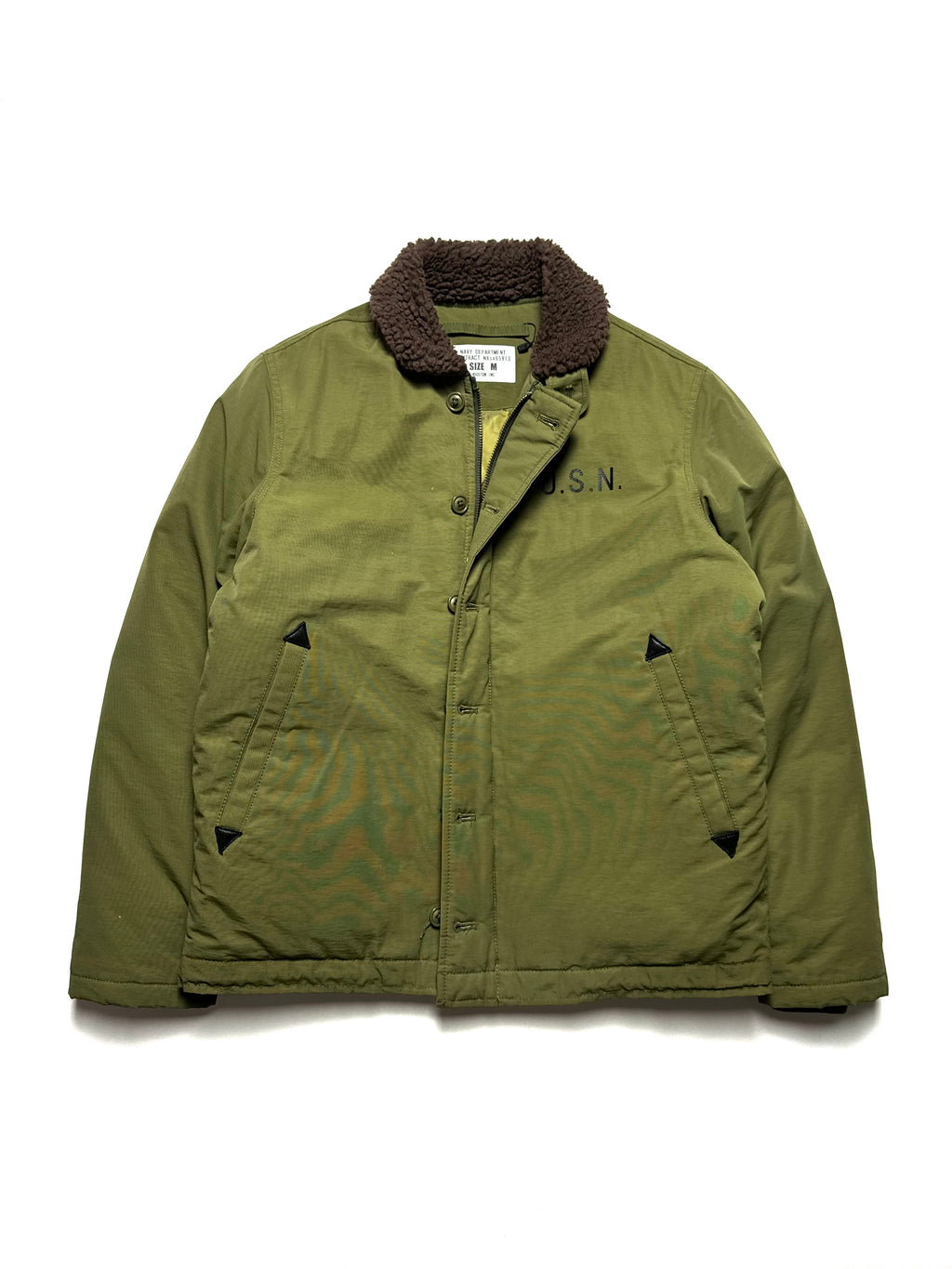 USN Navy Deck Olive Jacket