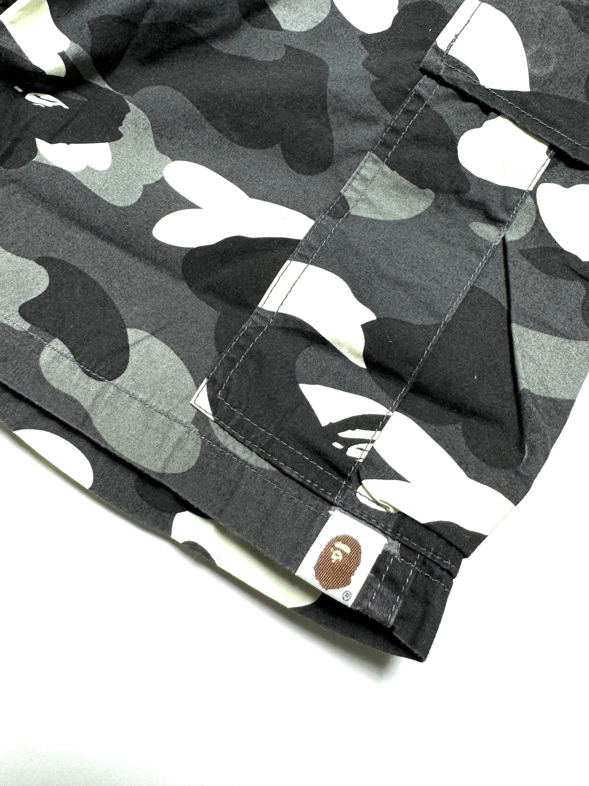 BAPE OG Black Camo Shorts