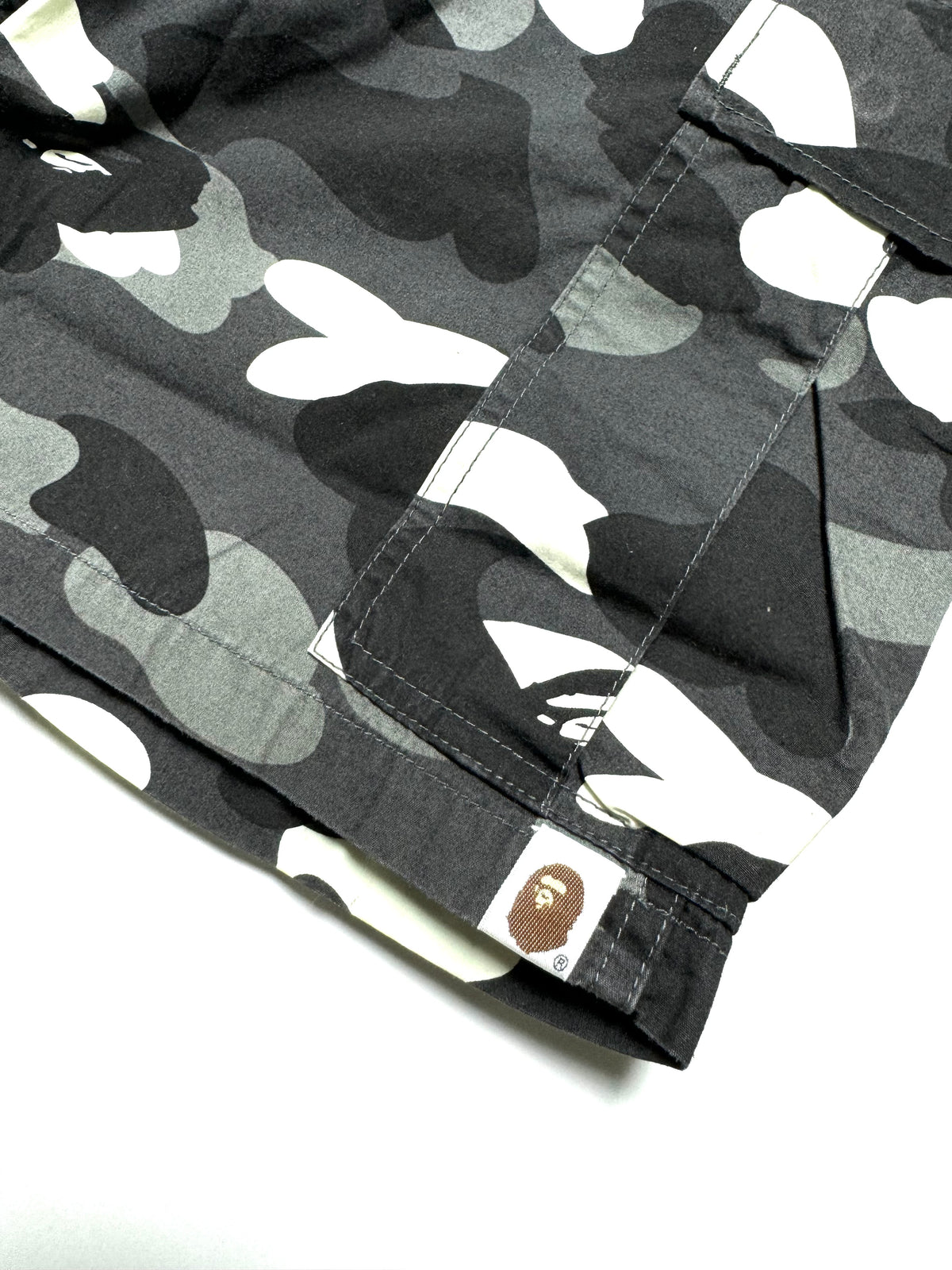 BAPE OG Black Camo Shorts