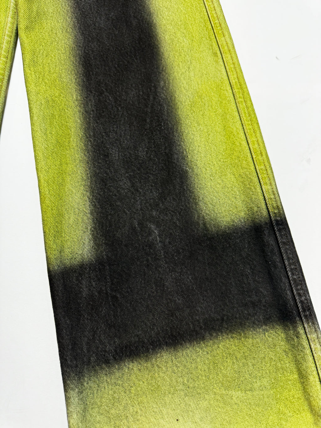 Eckhaus Latta Green Ink Wide Jean