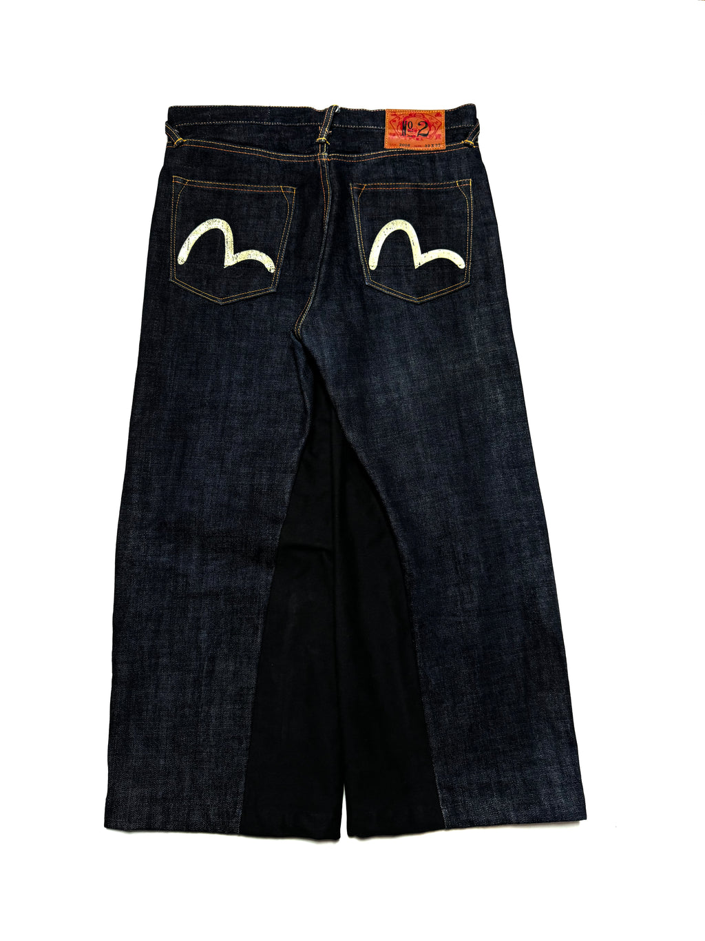 Evisu No.2 Seagull Pocket Remade Wide Indigo Jean