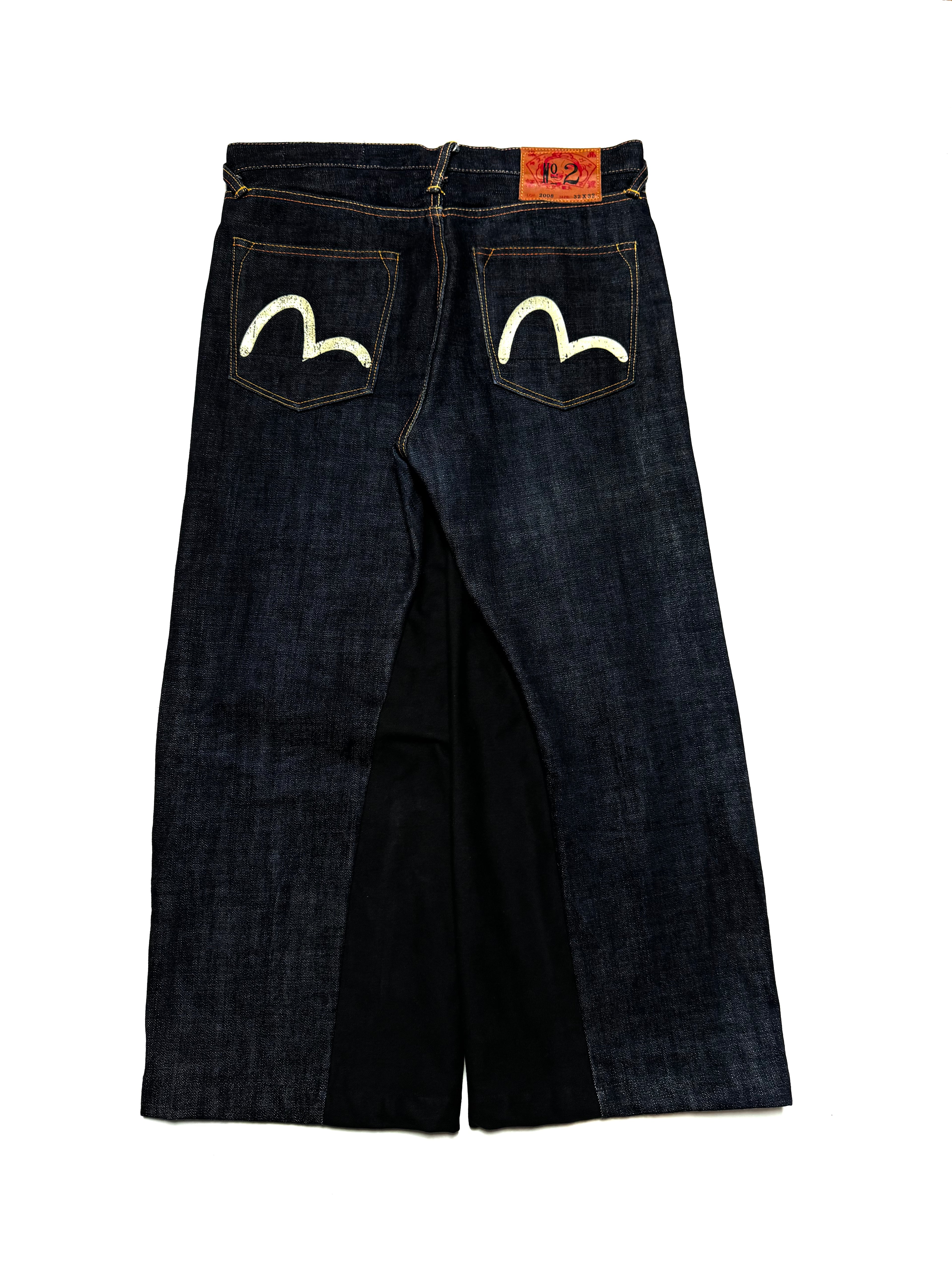 Evisu No.2 Seagull Pocket Remade Wide Indigo Jean