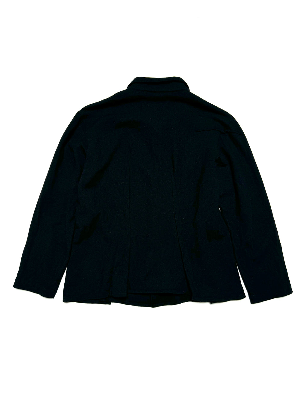 Comme des Garçons Tricot Black Wool Shirt 80s