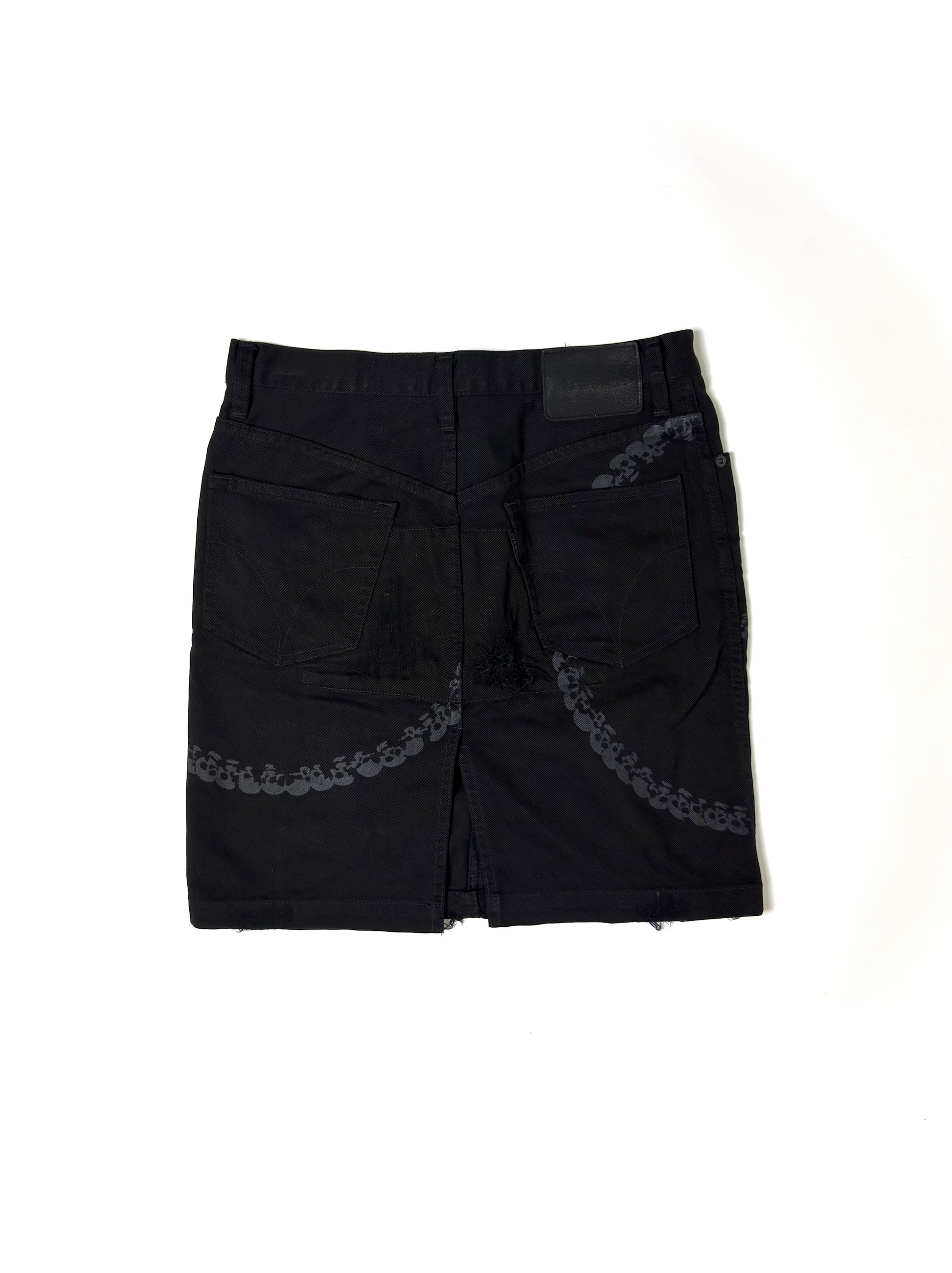 Hysteric Glamour  Black Skull Skirt