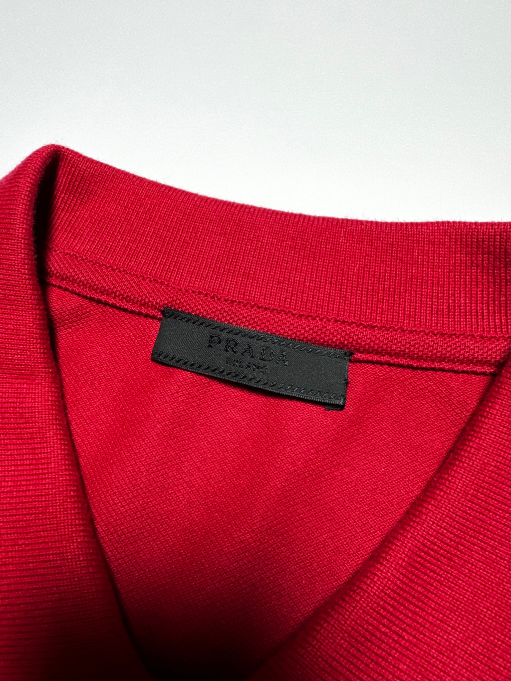 Prada Red Polo Shirt