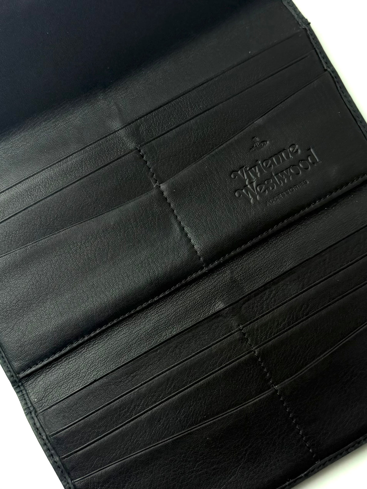 VIVIENNE WESTWOOD Leather Long Wallet