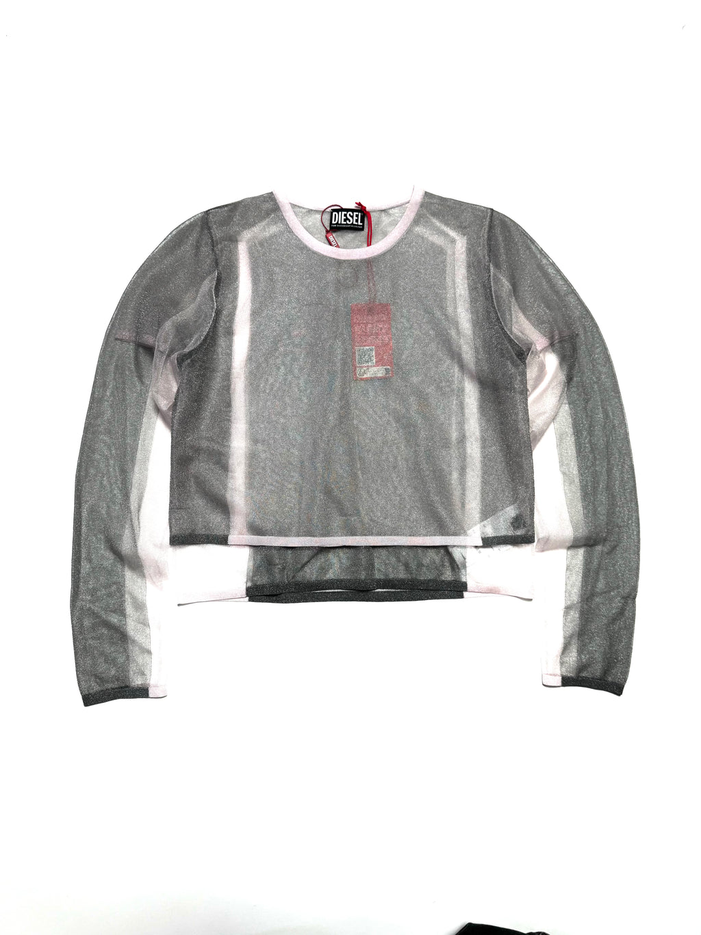 Diesel Pink Mesh Long Sleeve