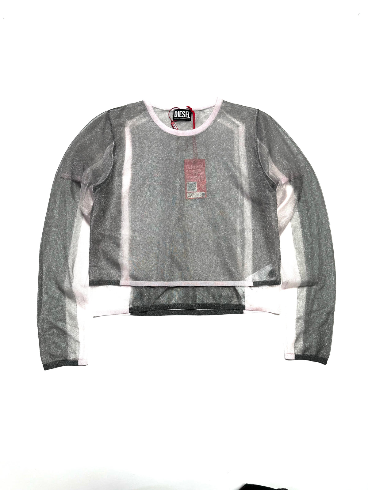 Diesel Pink Mesh Long Sleeve