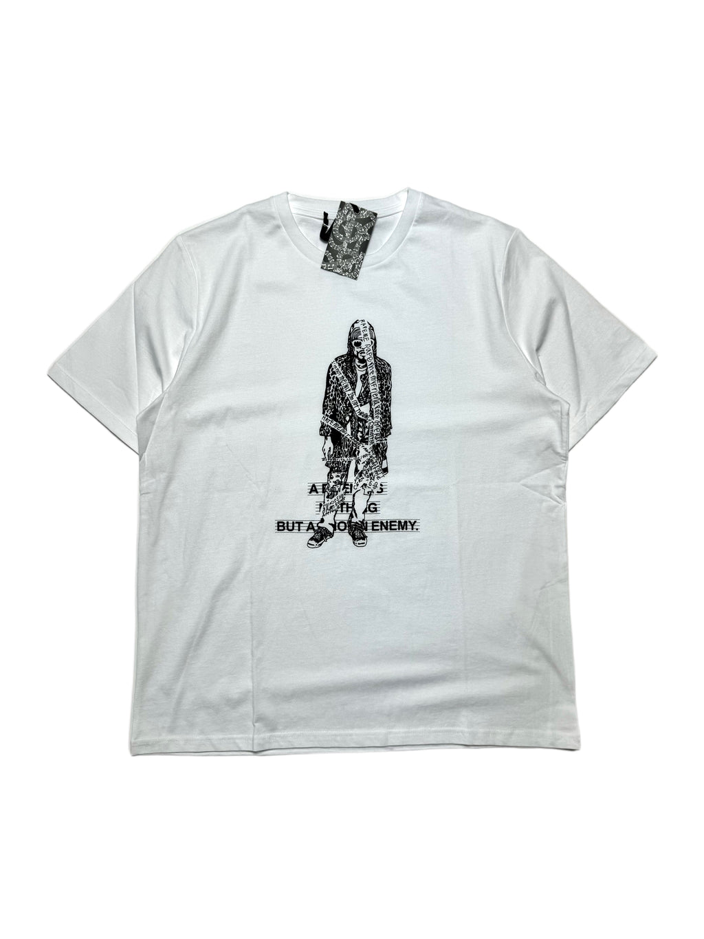 Number Nine “Rape Me” White Tee