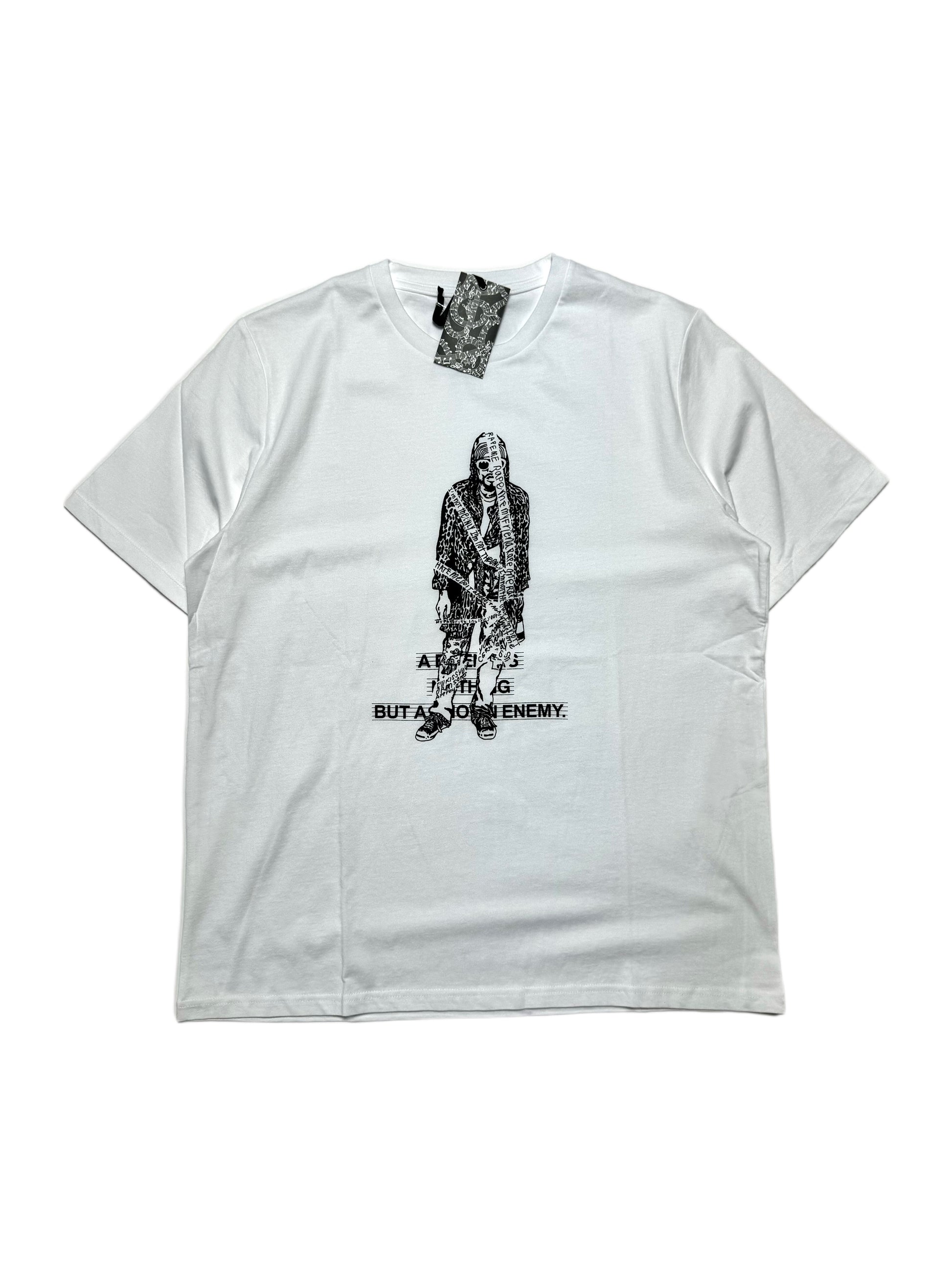 Number Nine “Rape Me” White Tee