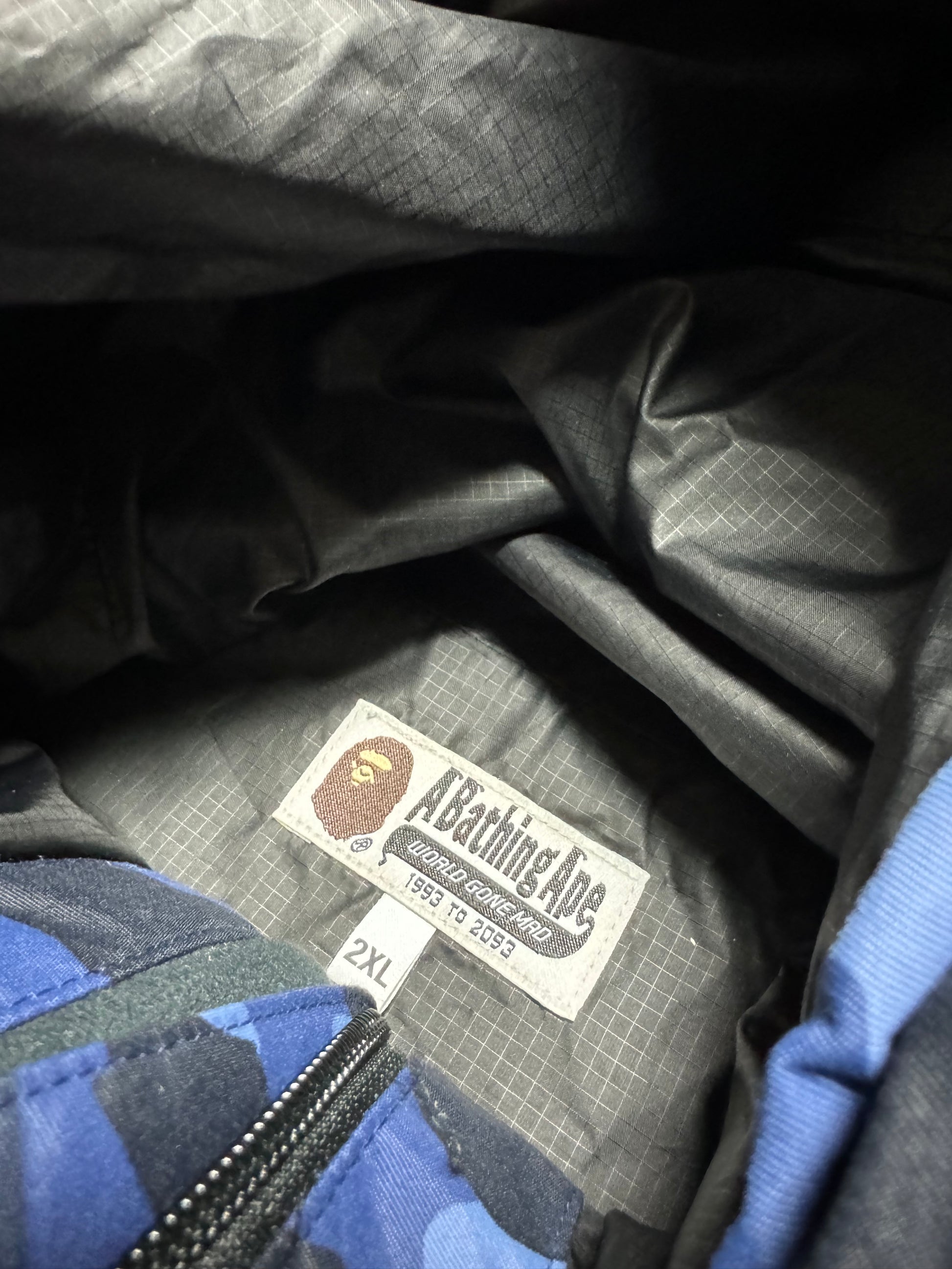 BAPE Blue Camo Windbreaker