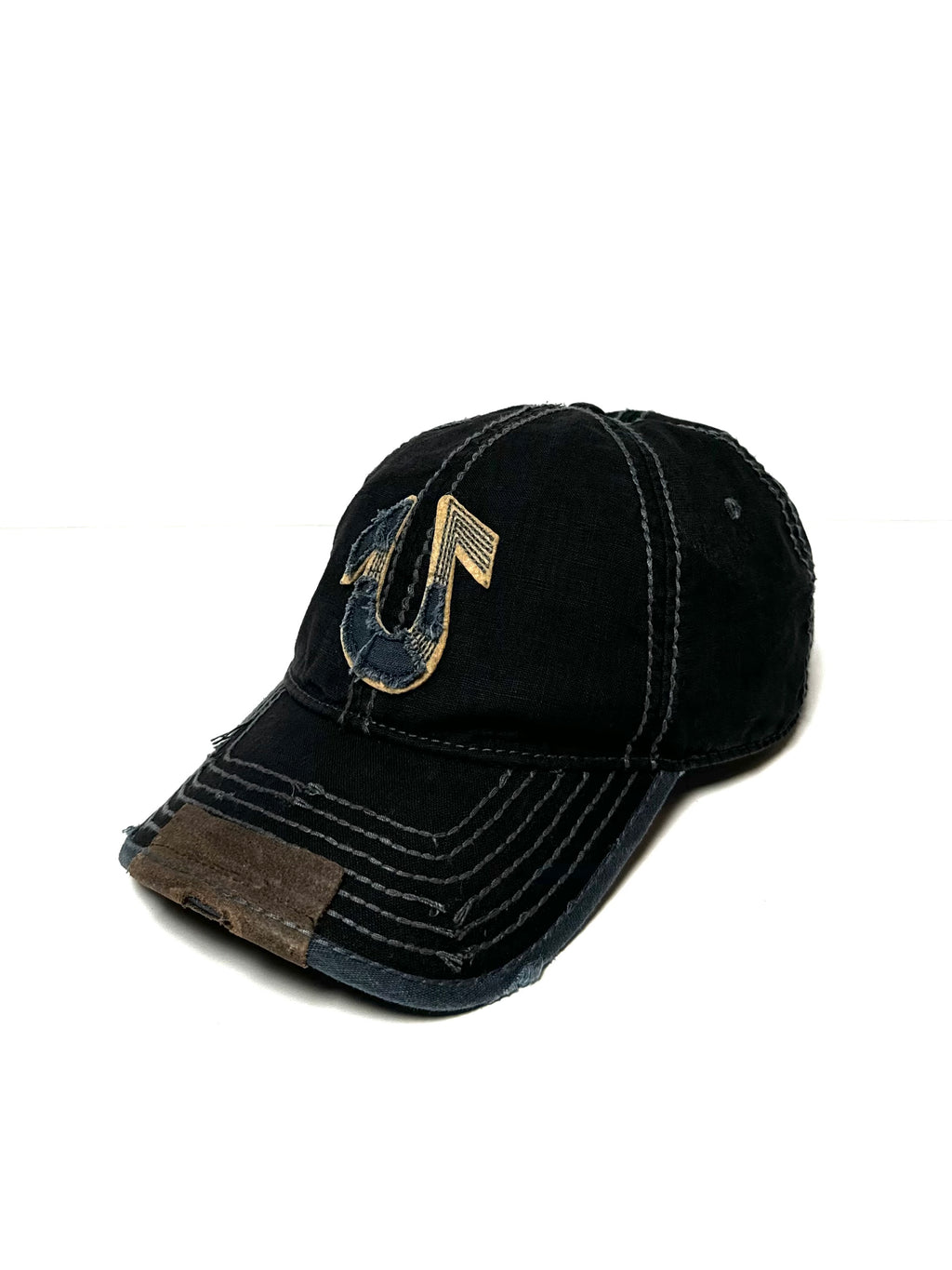True Religion Denim Distressed Cap