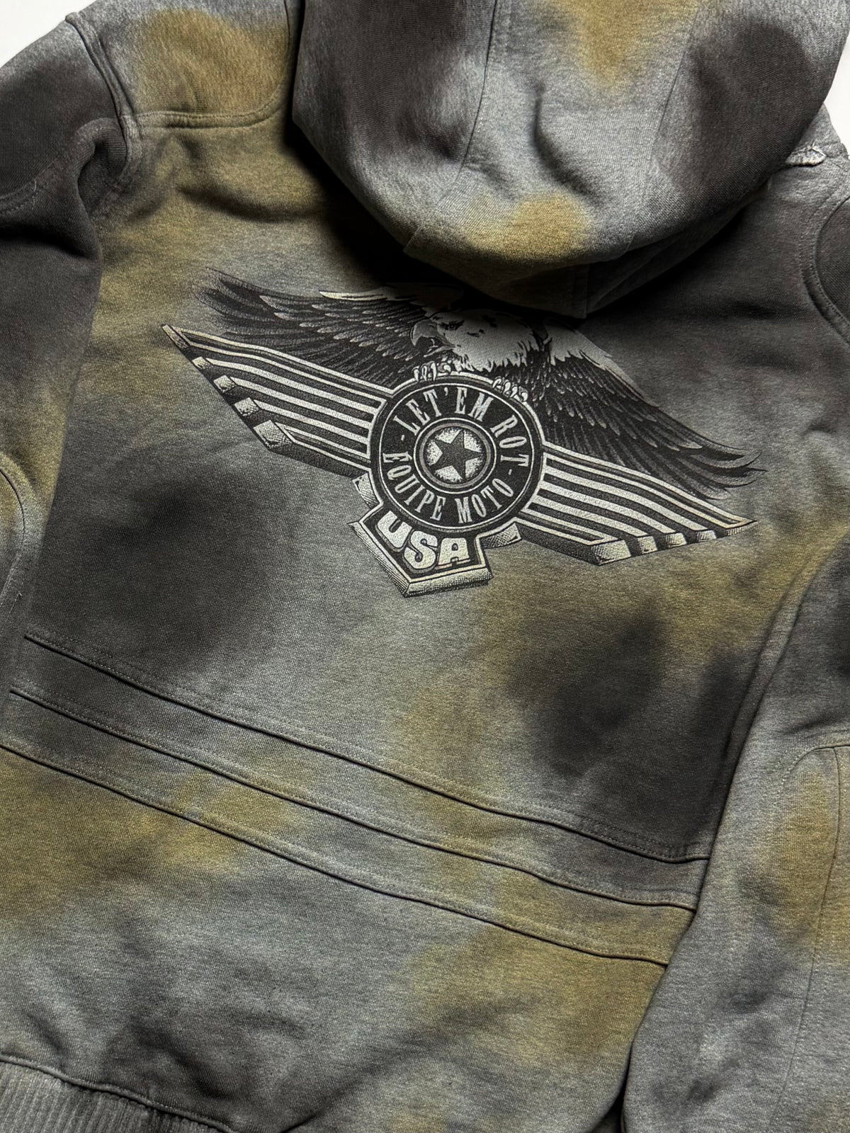MISERE MODERNE France Moto Biker Hoodie