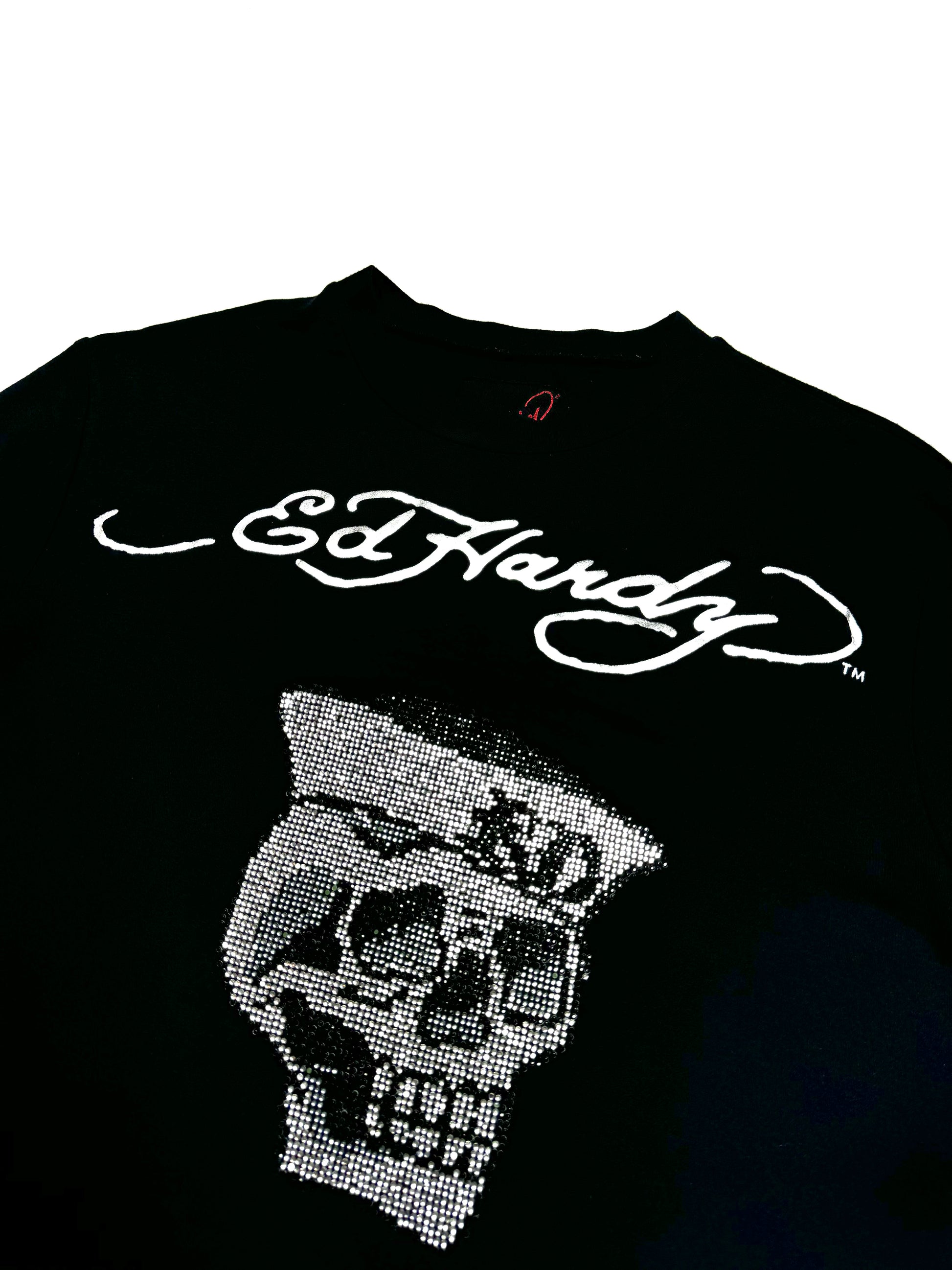 Ed Hardy Skull Rhinestone Tee