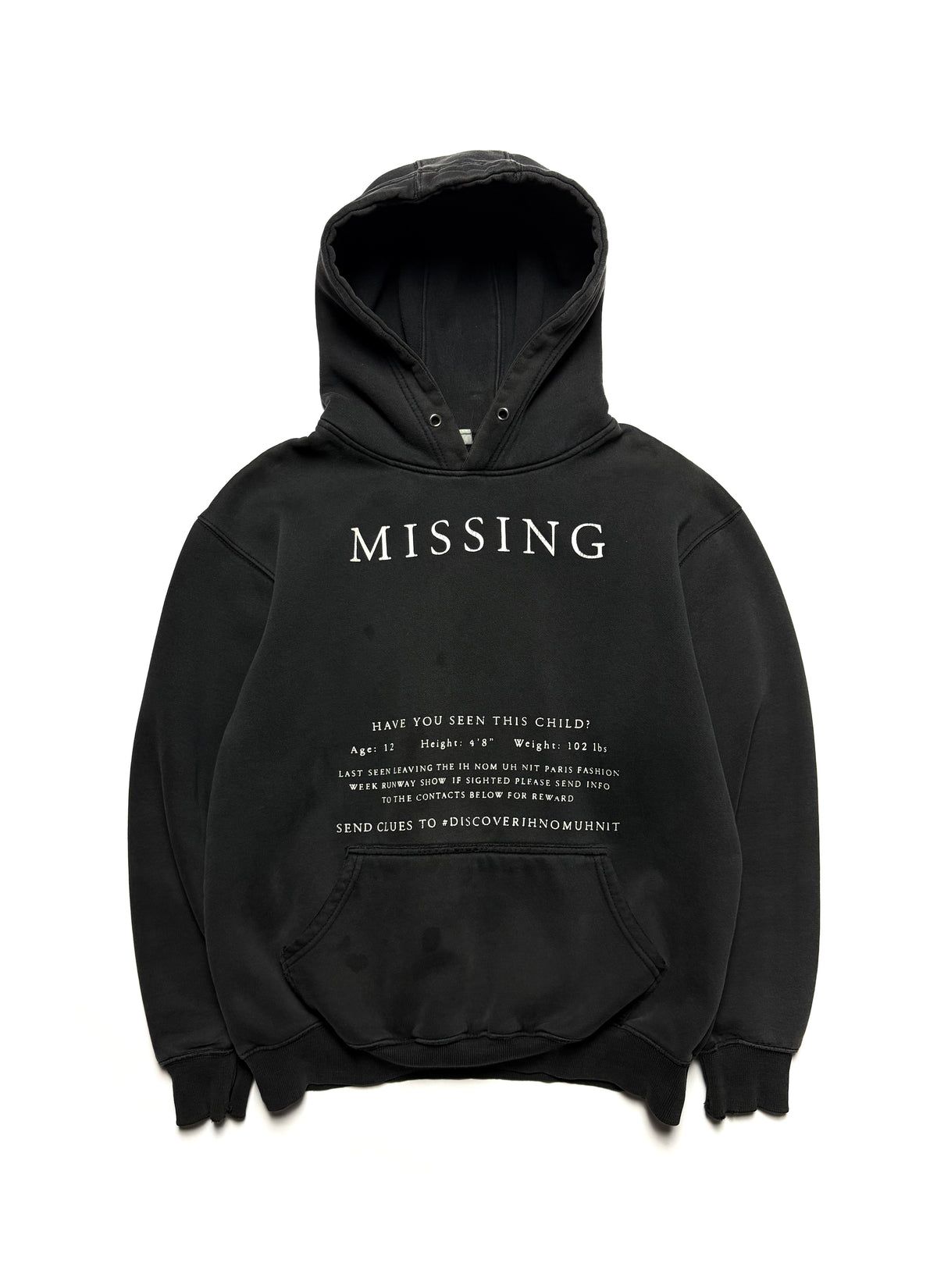 Ih Nom Uh Nit Missing Hoodie