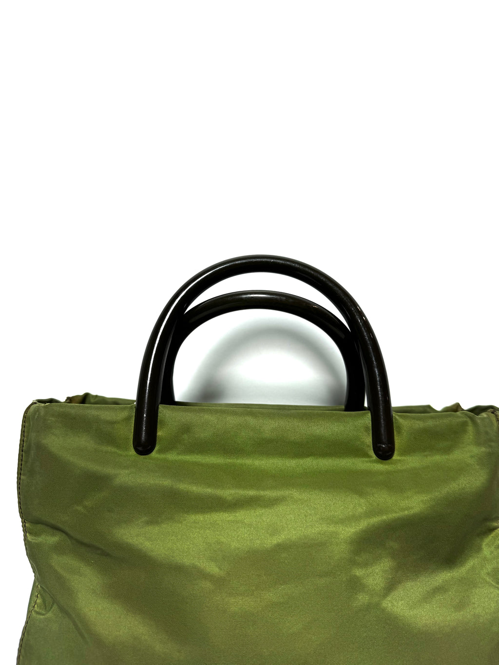 PRADA Vintage Green Tote Bag