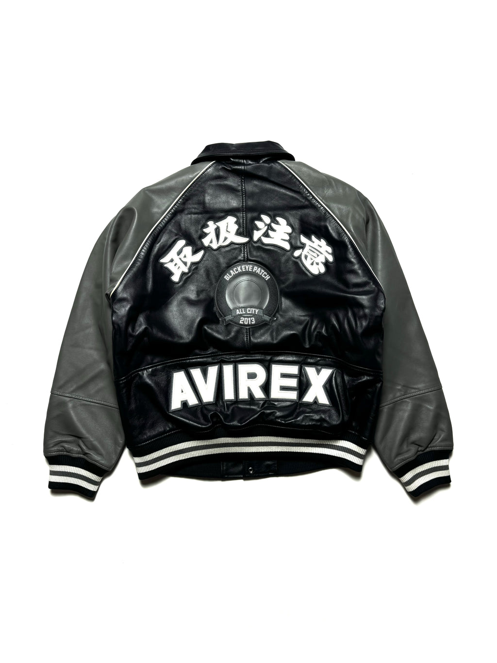 Avirex x Black Eye Patch Lamb Leather Jacket