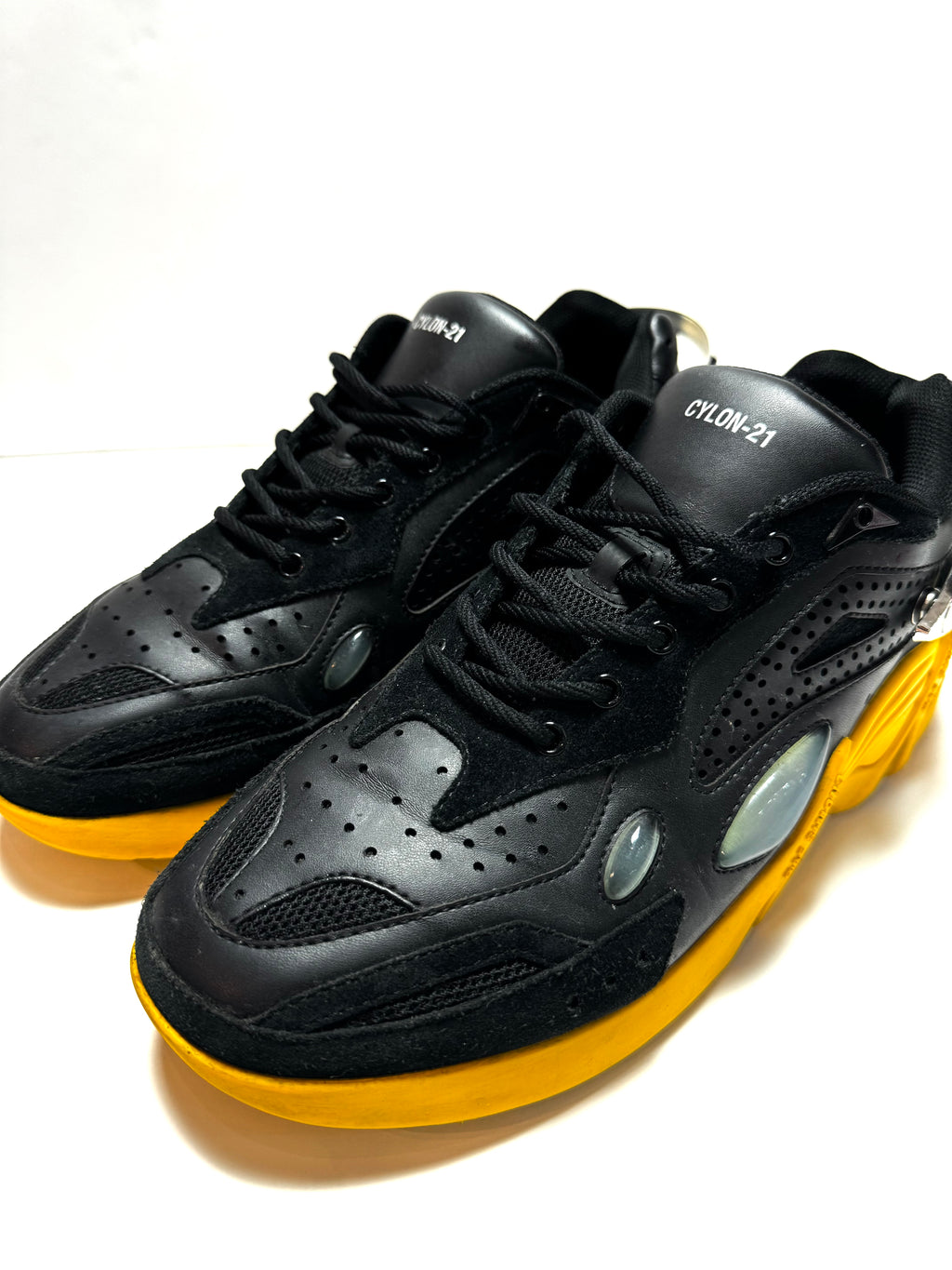 Raf Simons Cylon-21 Black Yellow Shoes