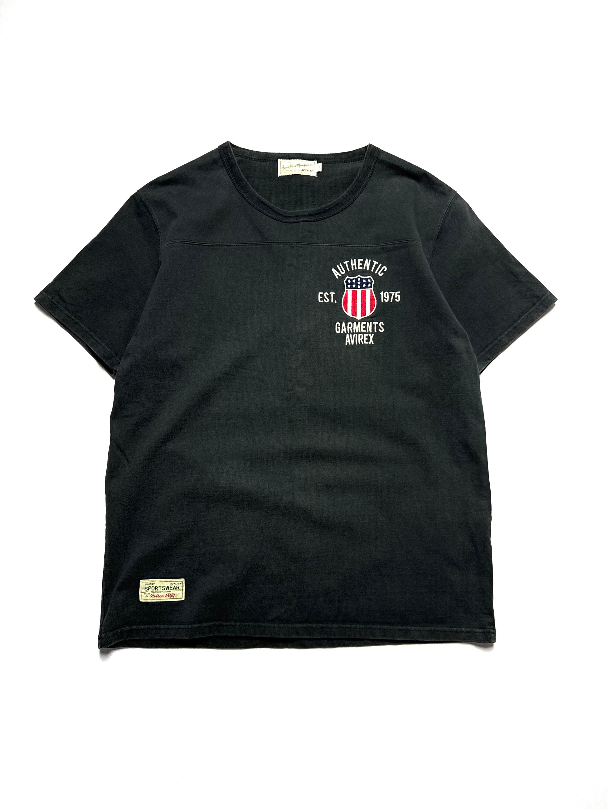 Avirex Dark Grey Heavy Cotton Tee
