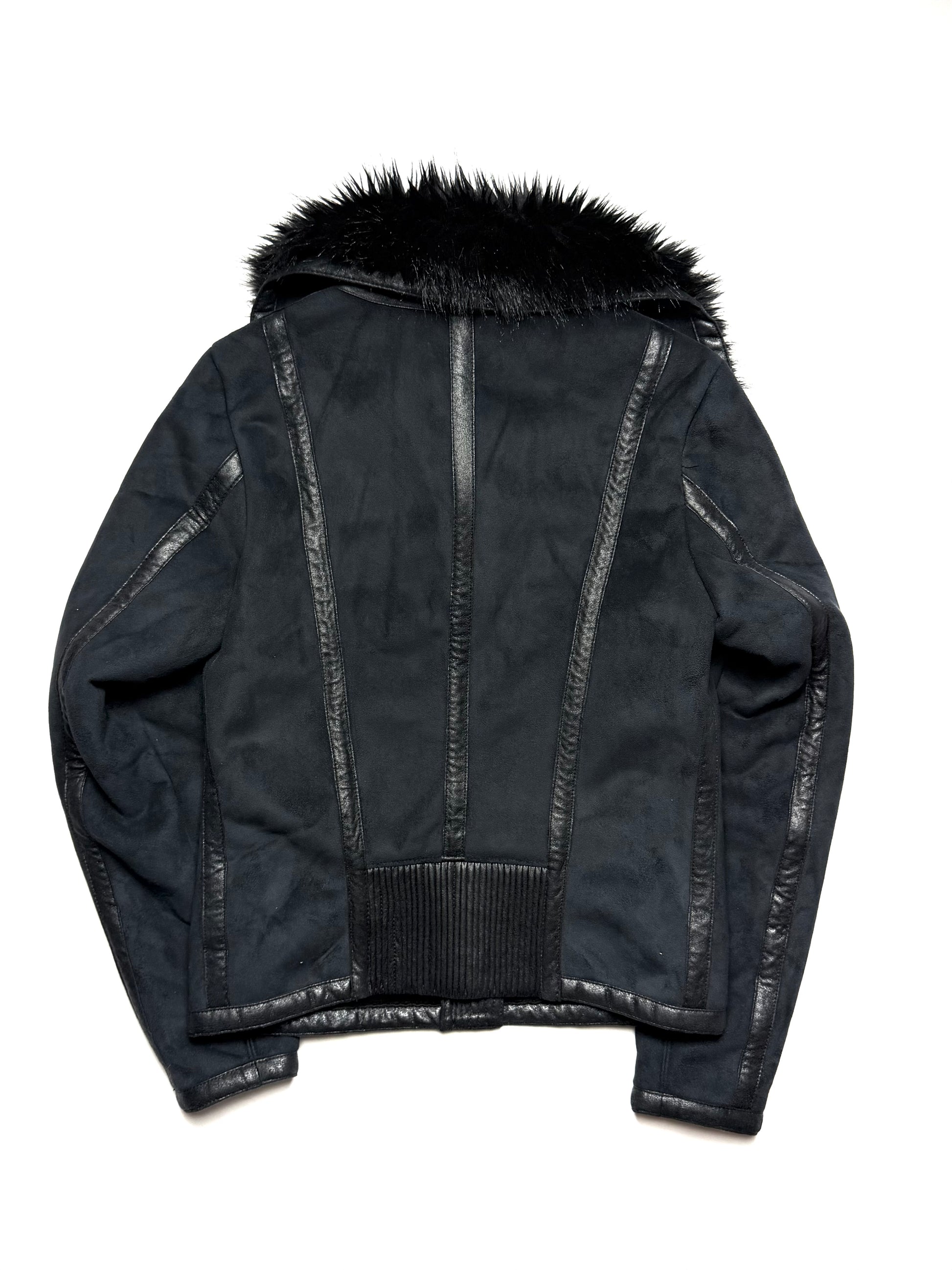 GUESS Fur Rider Jacket Black