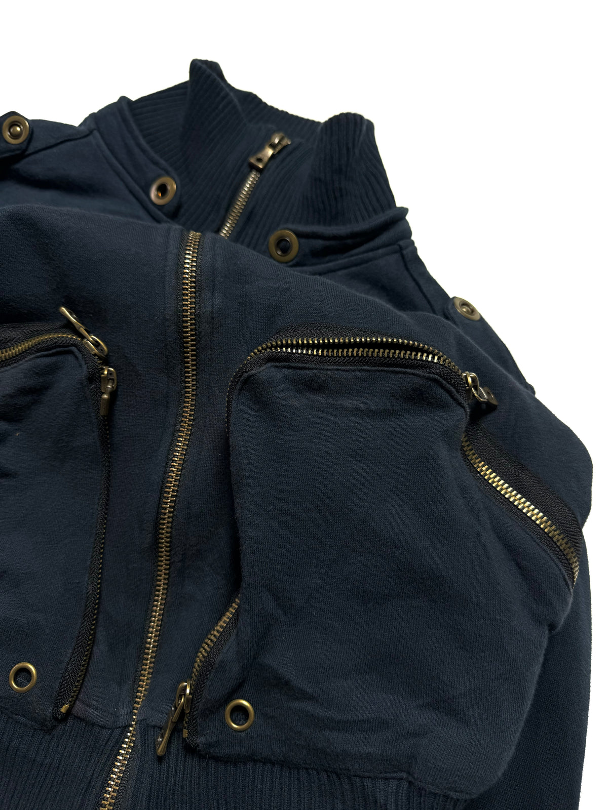 Semantic Design Navy Military Jacket