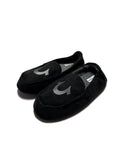 True Religion Men's Black Moccasin Slippers