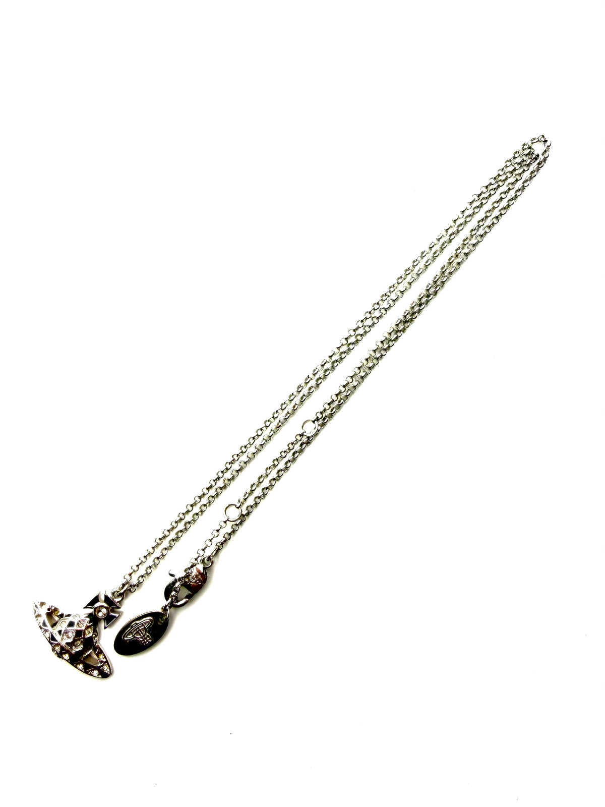 VIVIENNE WESTWOOD Gunmetal Orb Necklace