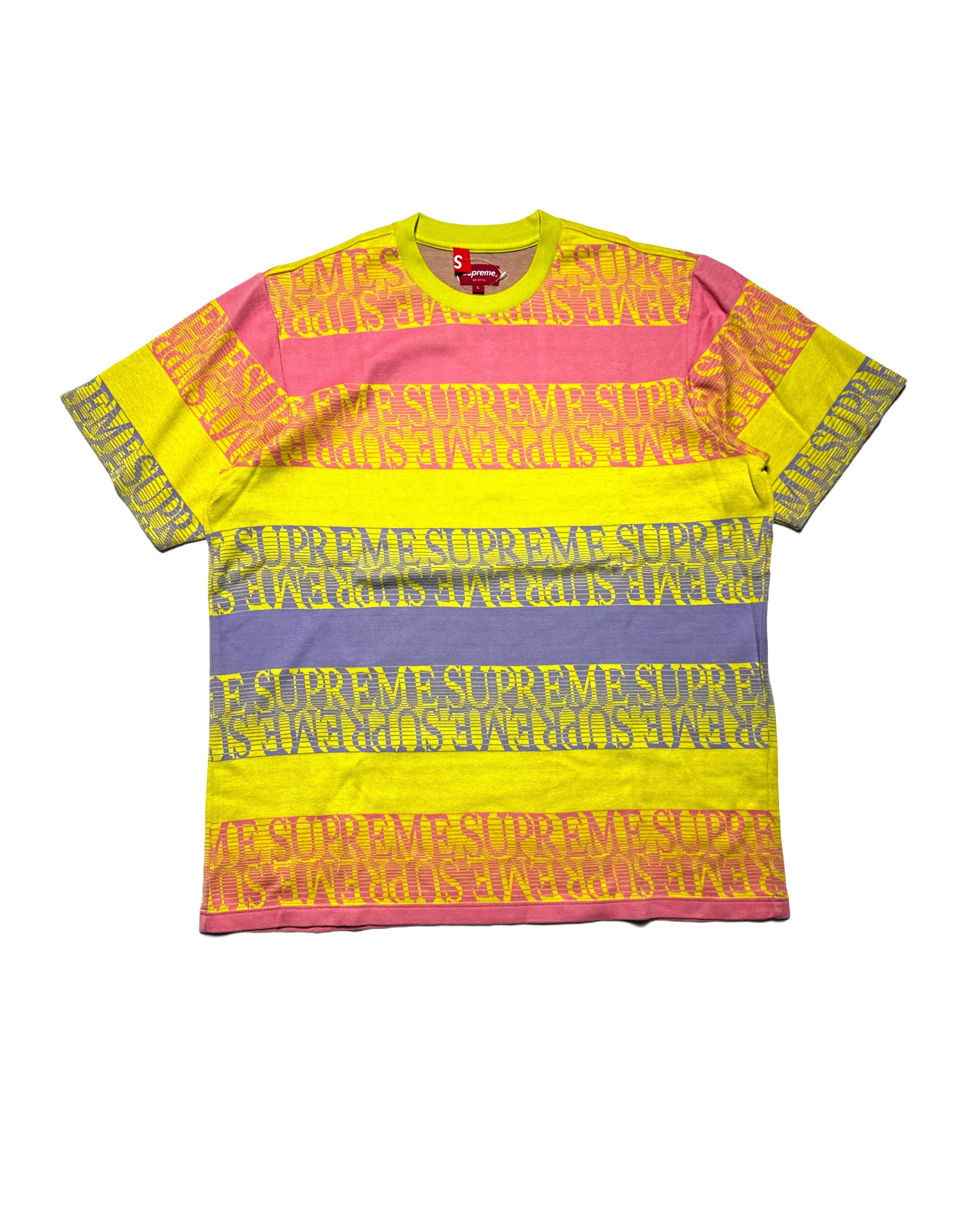Supreme x Jacquard Stripe Tee