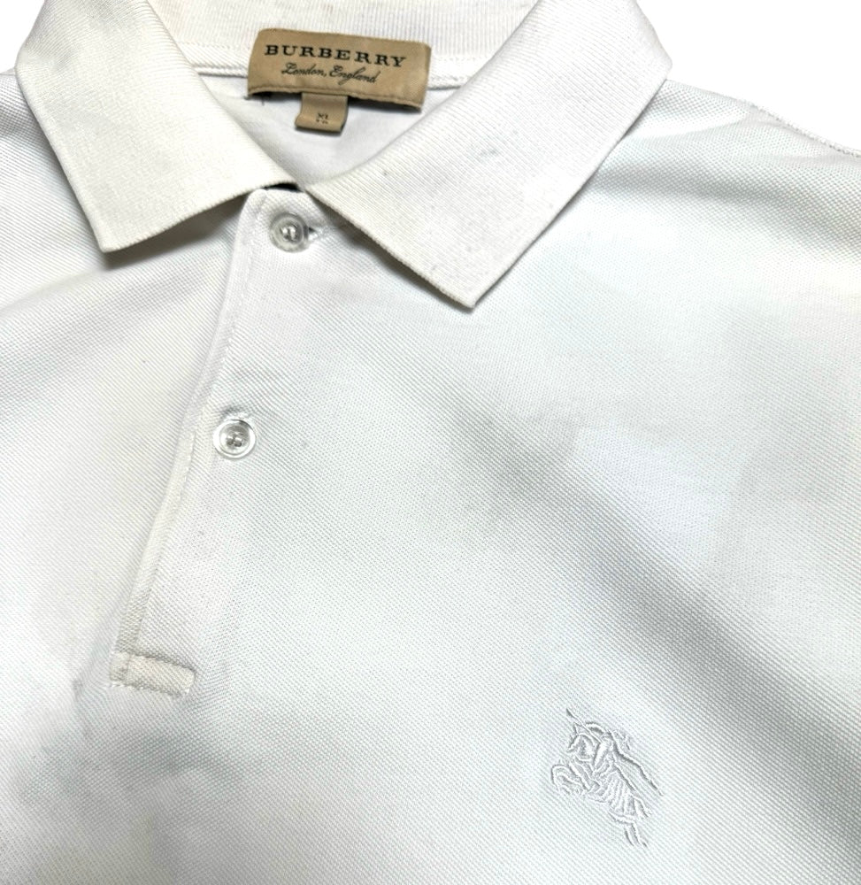 Burberry Polo White Short Sleeve
