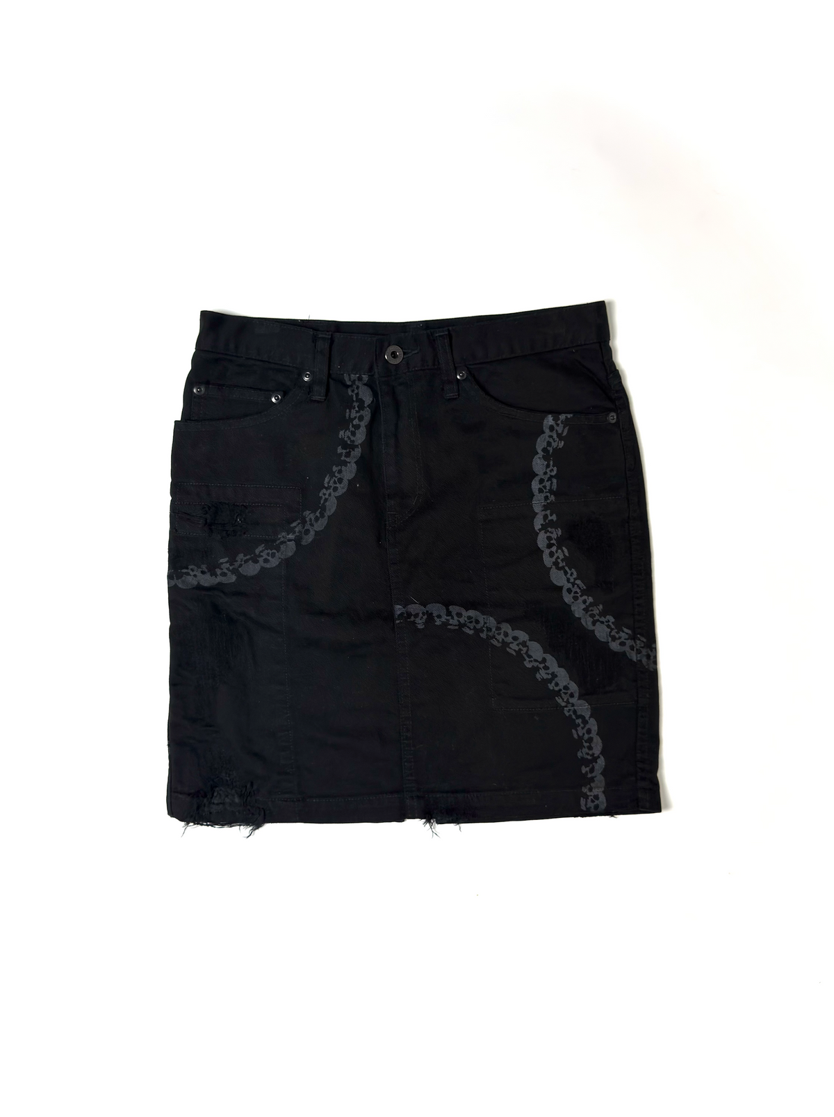 Hysteric Glamour  Black Skull Skirt