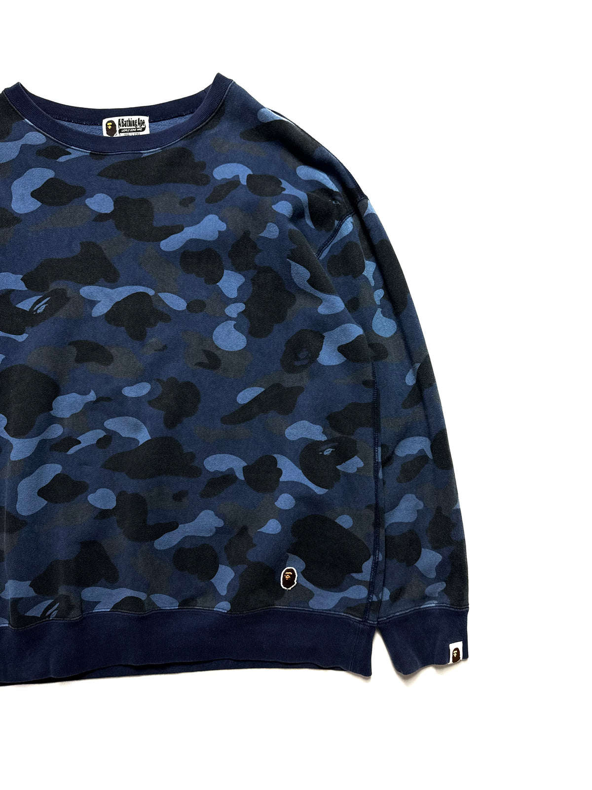 BAPE OG Blue Camo Crewneck