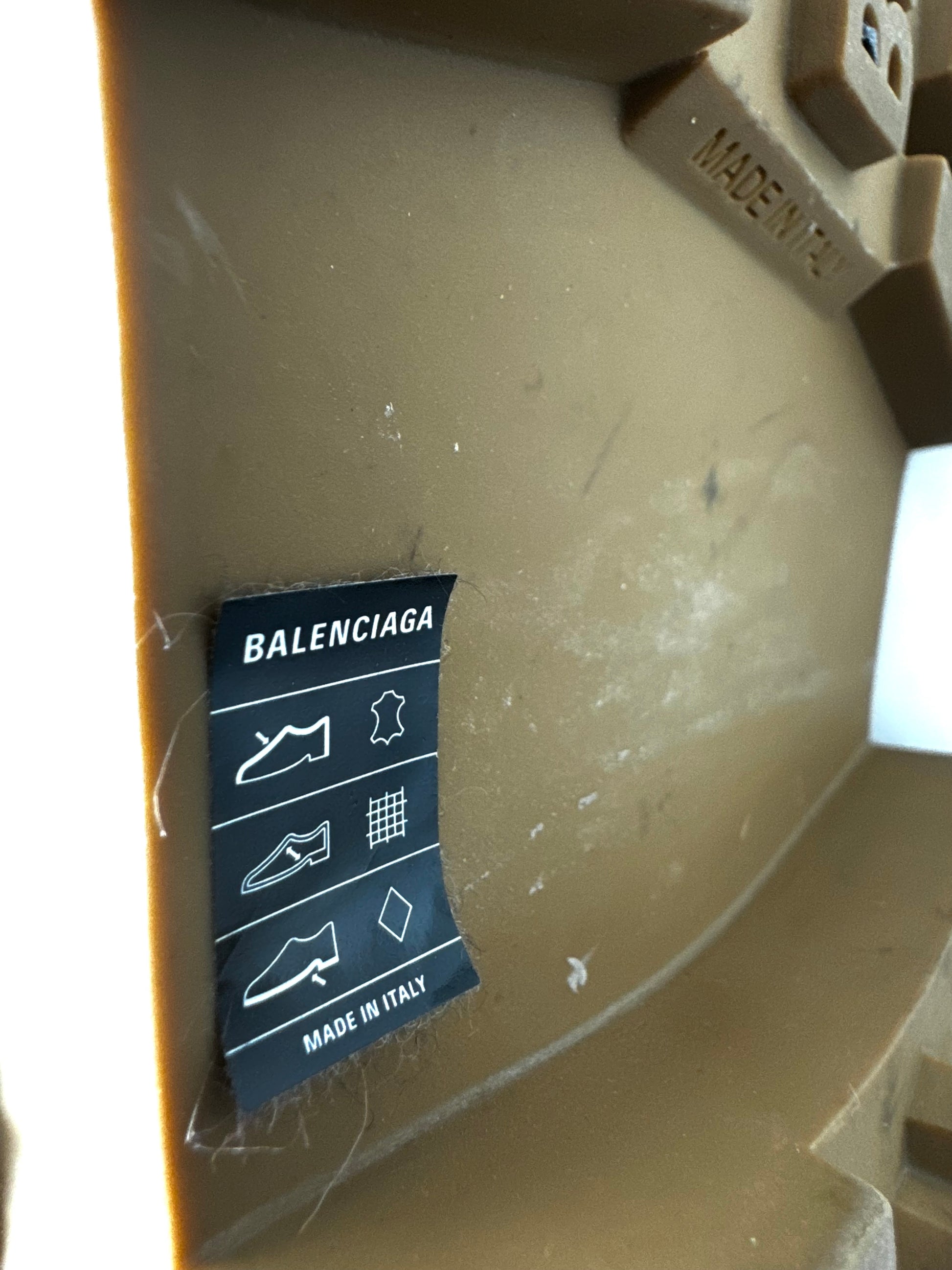 Balenciaga Brown Alaska Faux Shearling-Lined Suede Boots