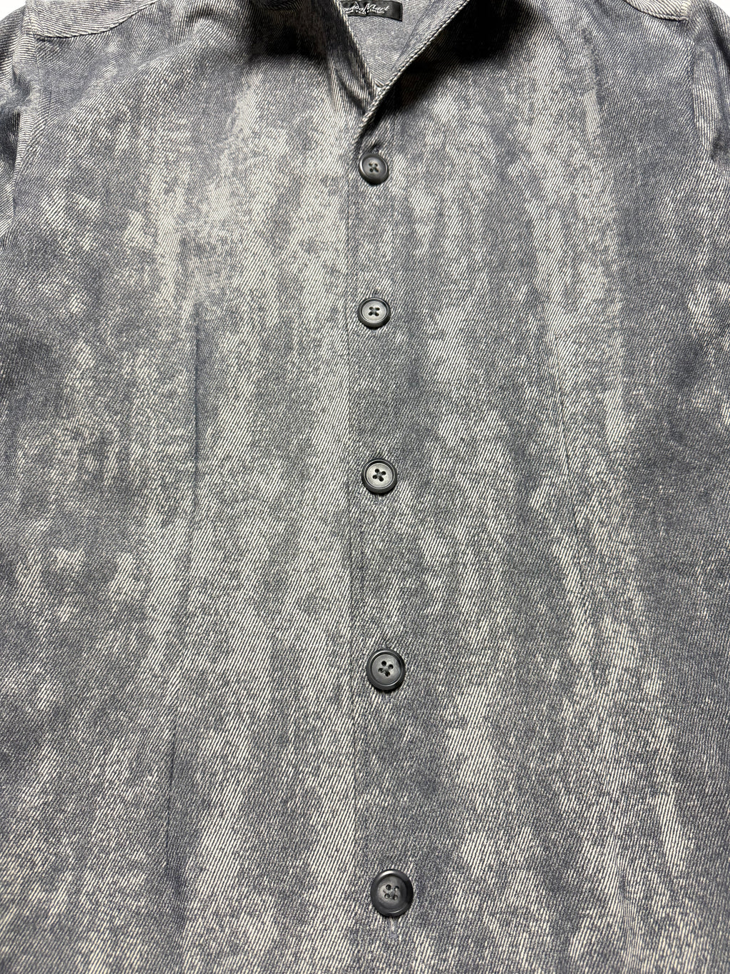 Tornado Mart Grey Blended Shirt