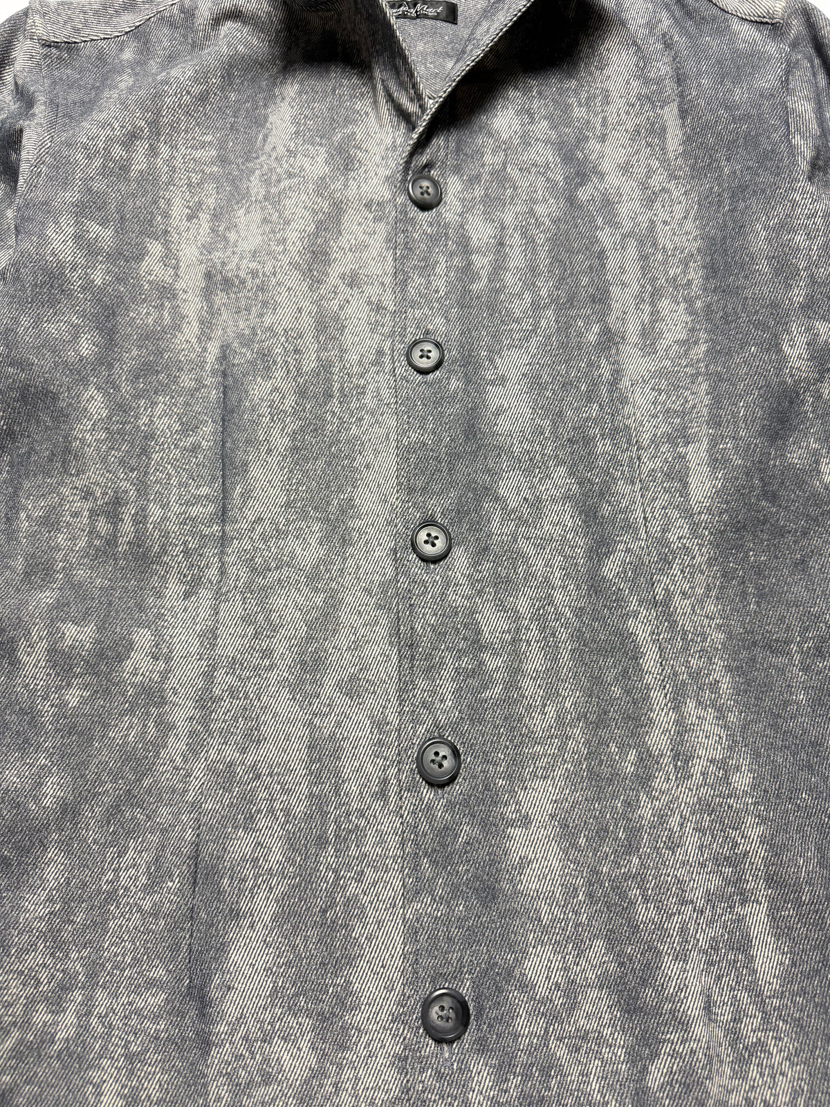 Tornado Mart Grey Blended Shirt