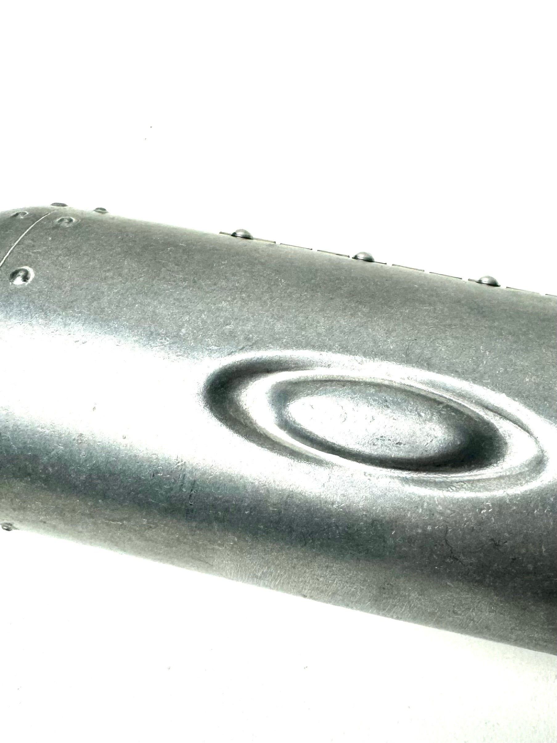 Oakley Case Metal Torpedo Vault Aluminum Silver Clamshell