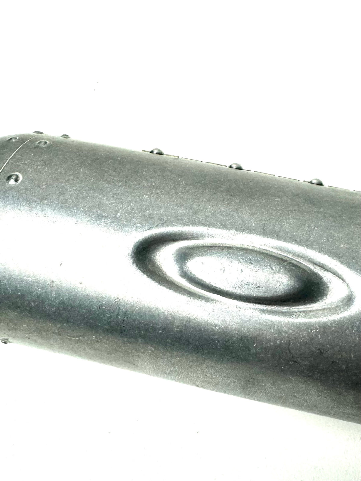 Oakley Case Metal Torpedo Vault Aluminum Silver Clamshell
