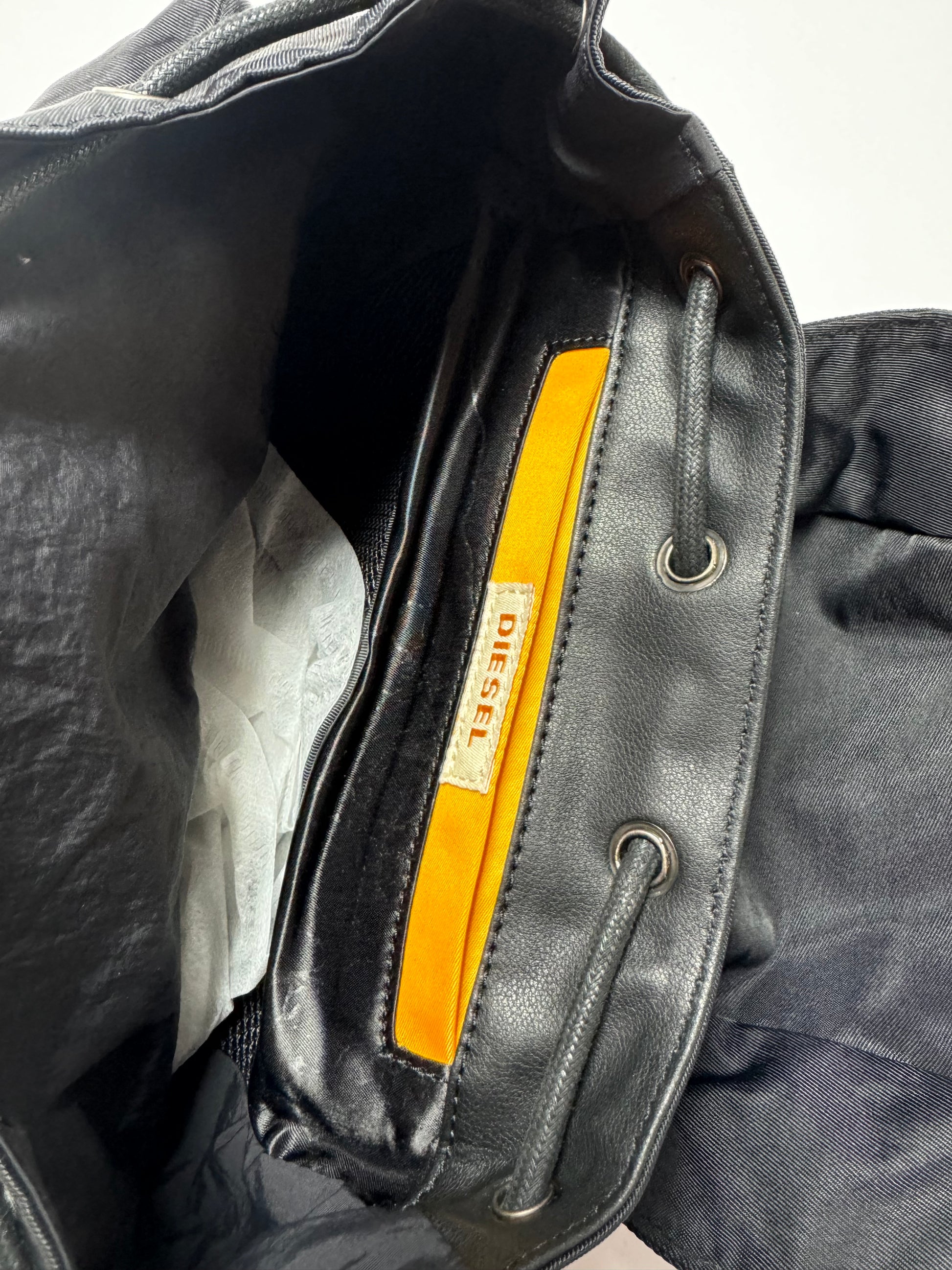 Diesel Black Backpack