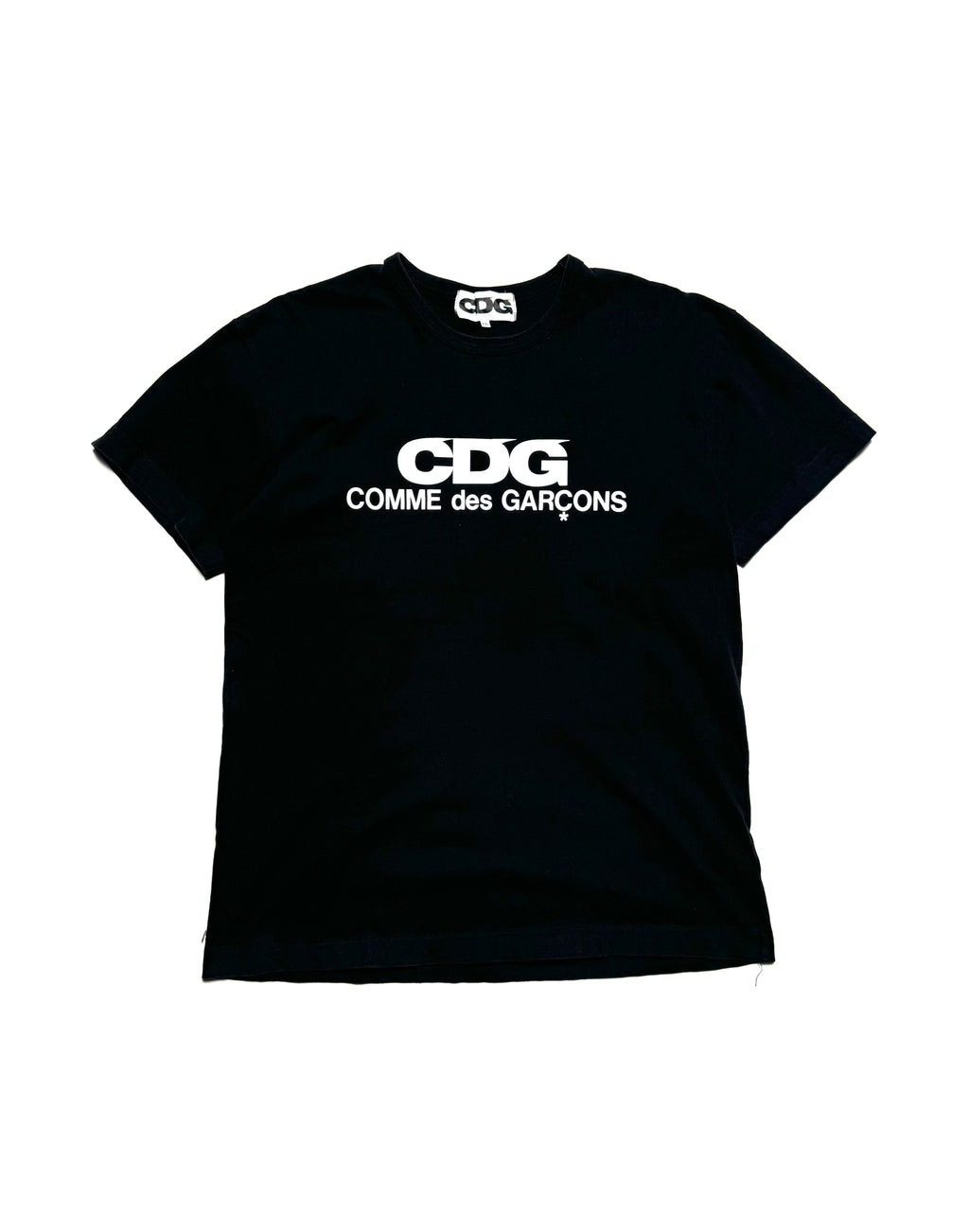 Comme des Garçons Black Spell-out Tee